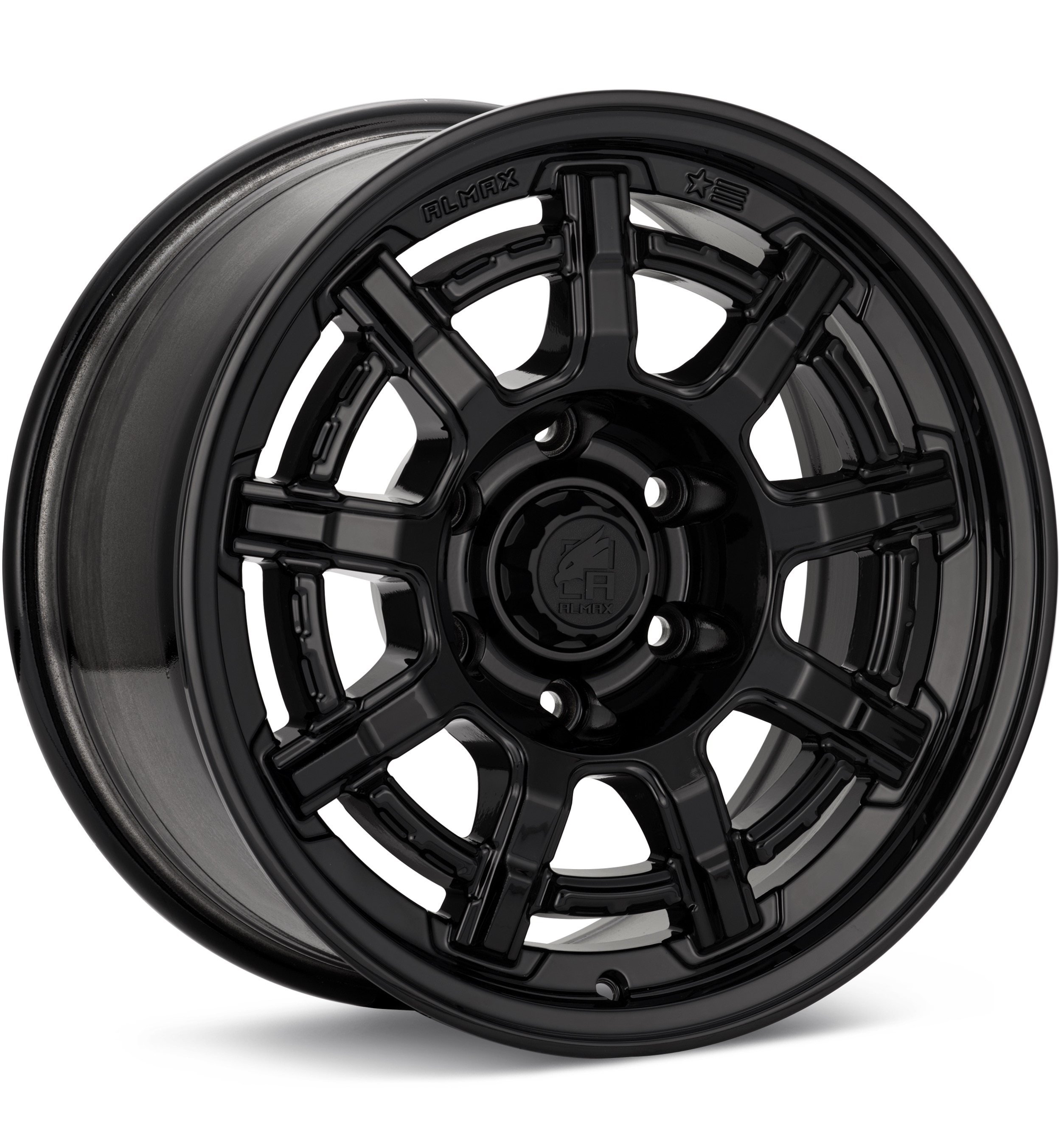 ALMAX USA AM-801 Gloss Black Wheels 17 In 17x8.5 +10