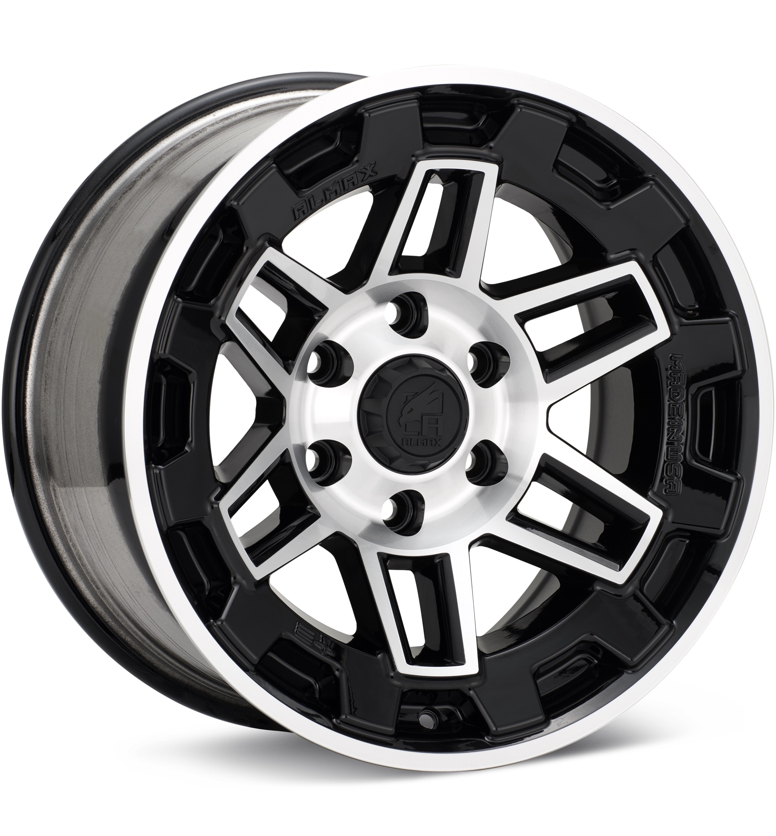 ALMAX USA AM-802 Machined w/Gloss Black Accent Wheels 17 In 17x9 00