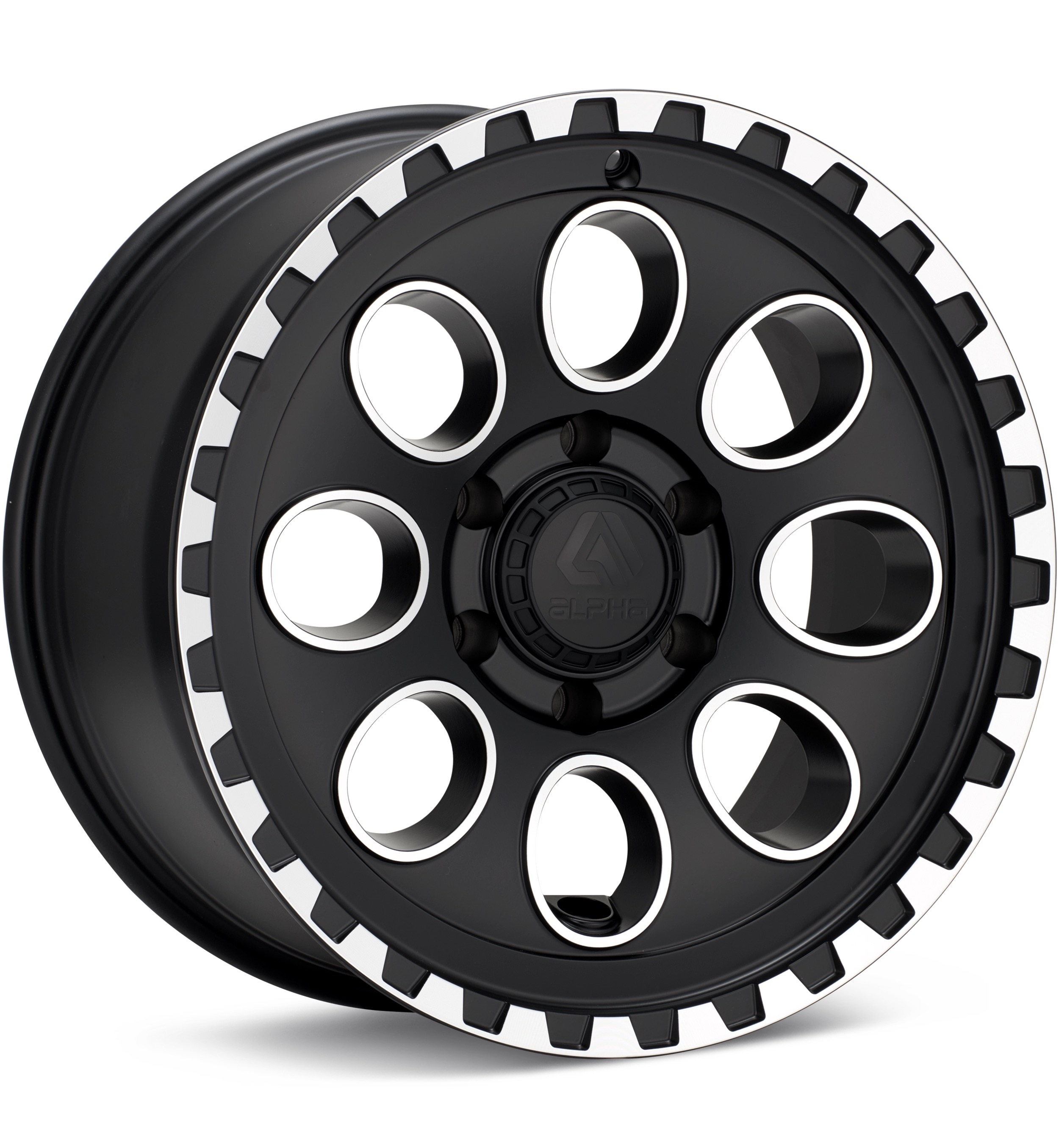 ALPHAequipt Bravo Machined w/Black Accent Wheels 17 In 17x9 00