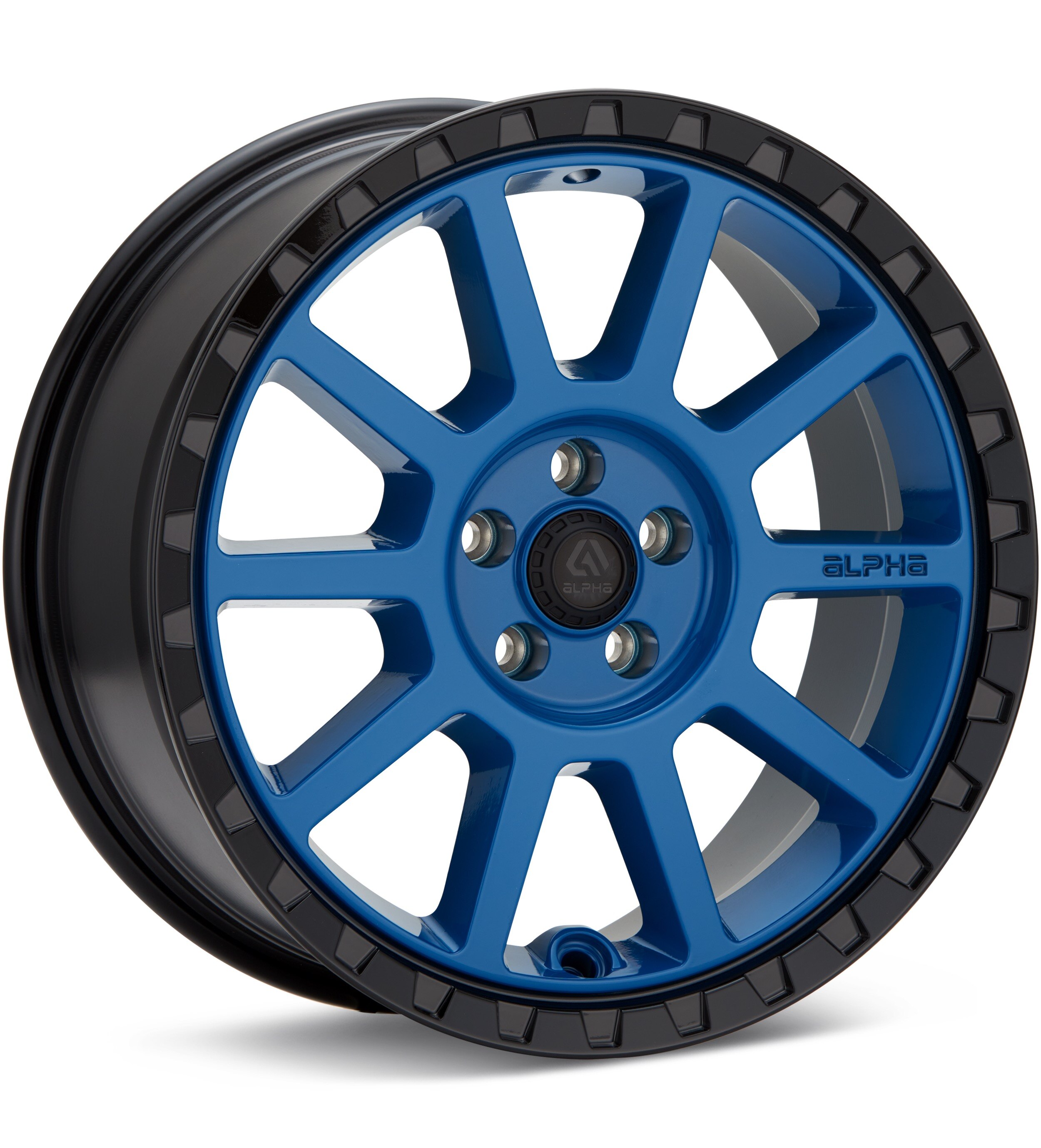 ALPHAequipt Foxtrot Hyper Blue w/Black Lip Wheels 15 In 15x7 +15