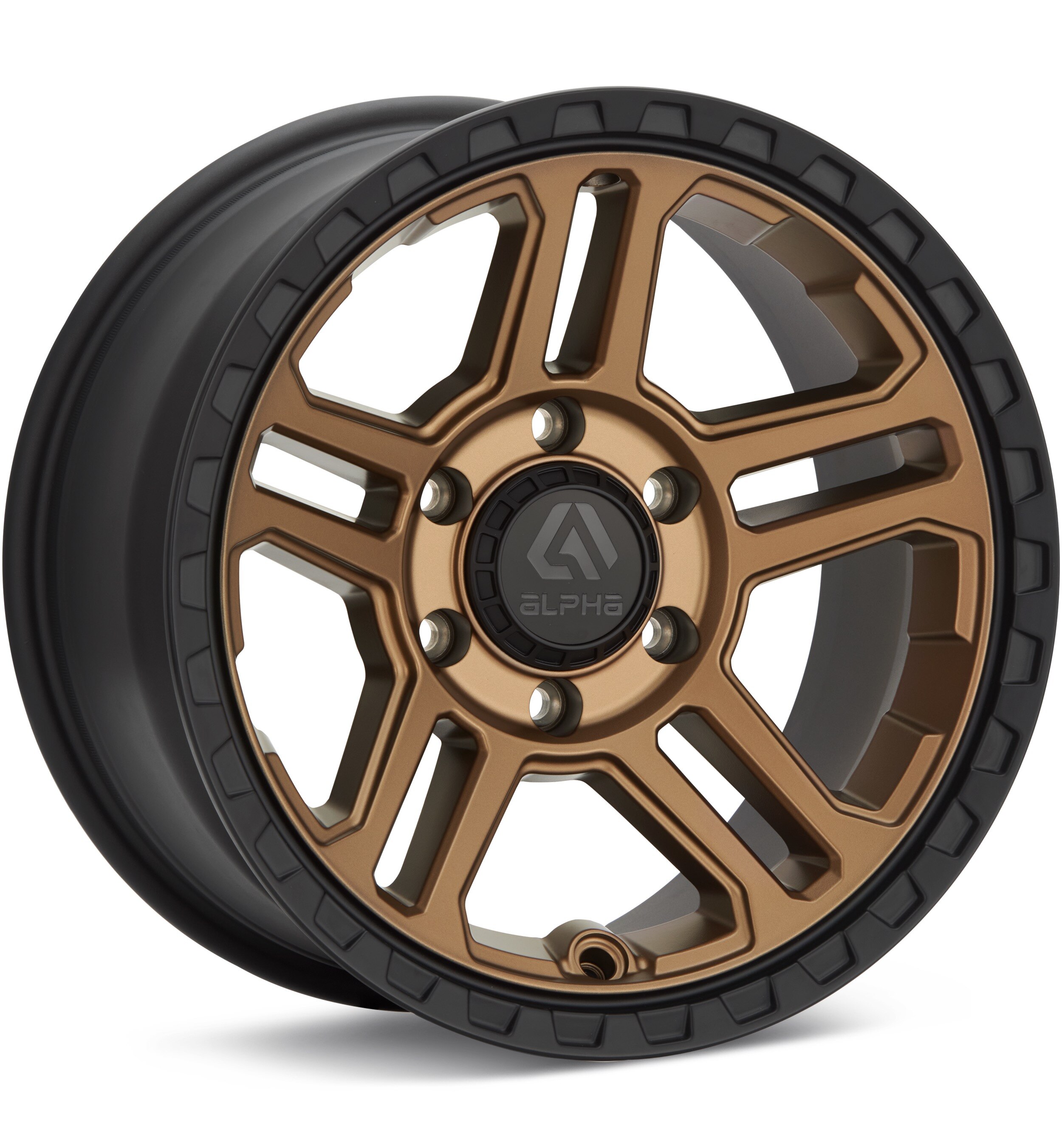 ALPHAequipt Grenade Bronze w/Black Lip Wheels 17 In 17x7.5 +35