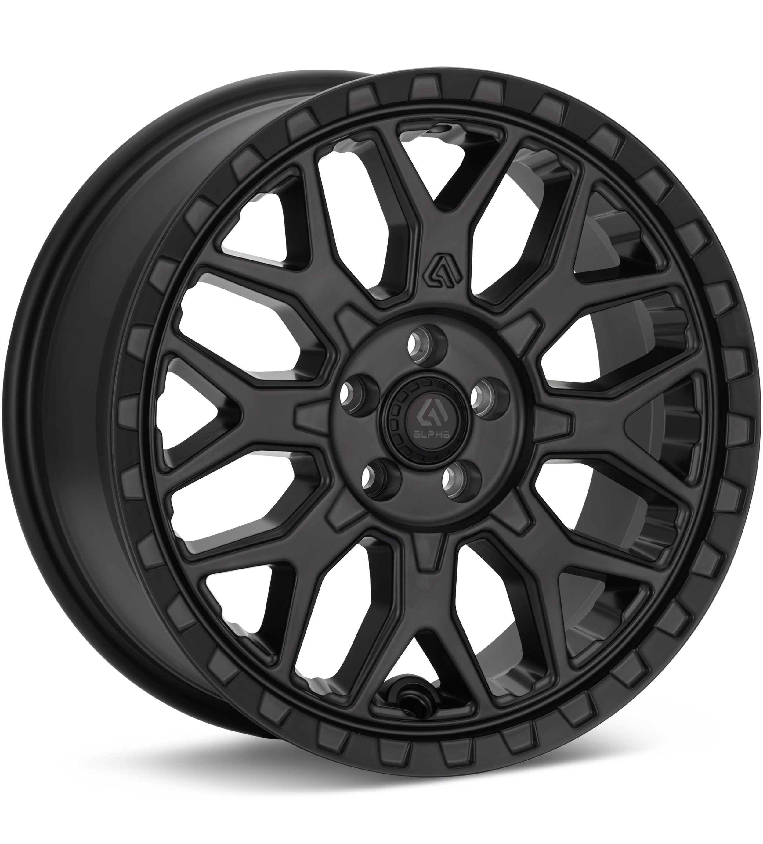 ALPHAequipt Halo CUV Black Wheels 17 In 17x7.5 +35
