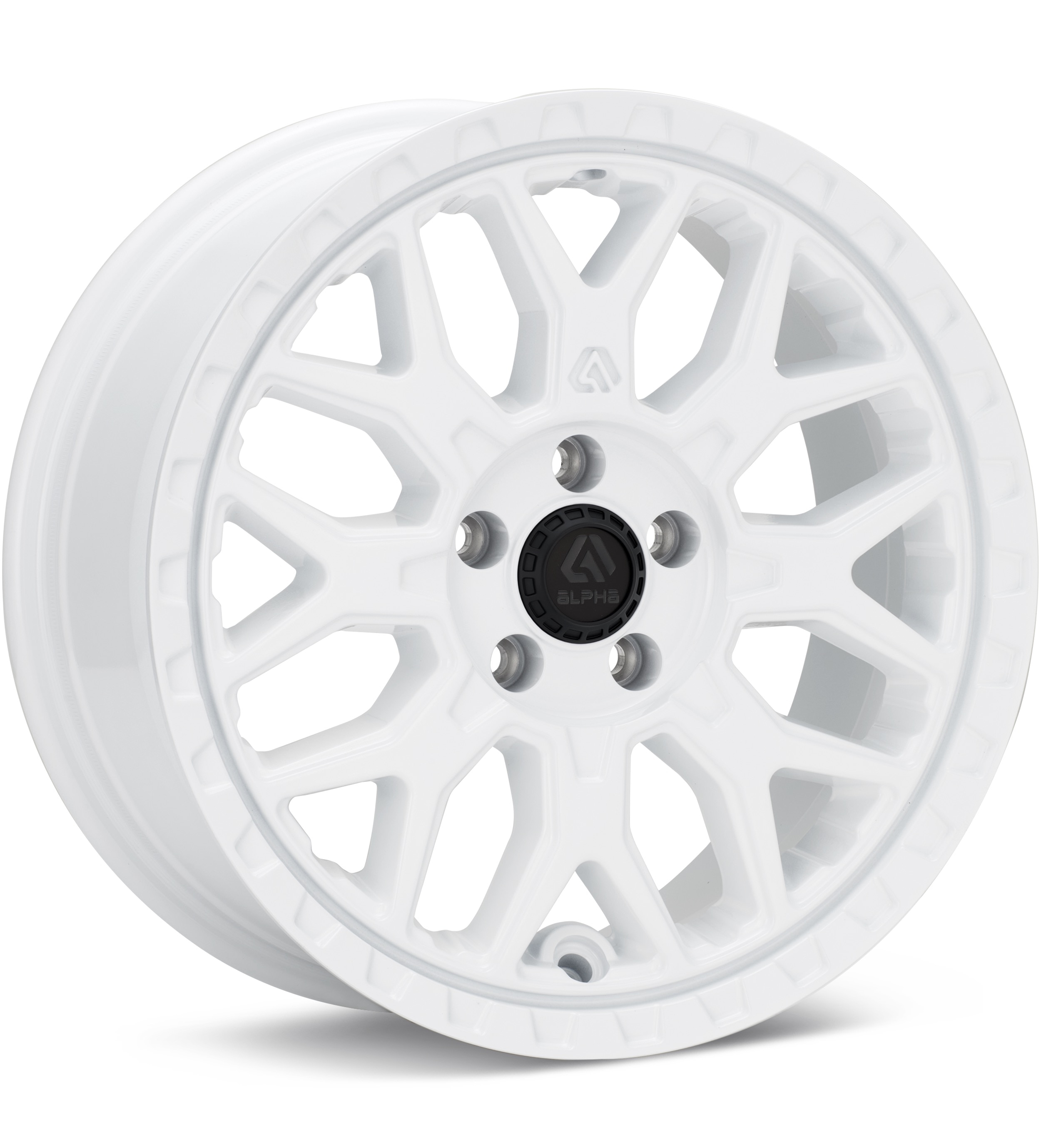 ALPHAequipt Halo CUV White Wheels 17 In 17x7.5 +35