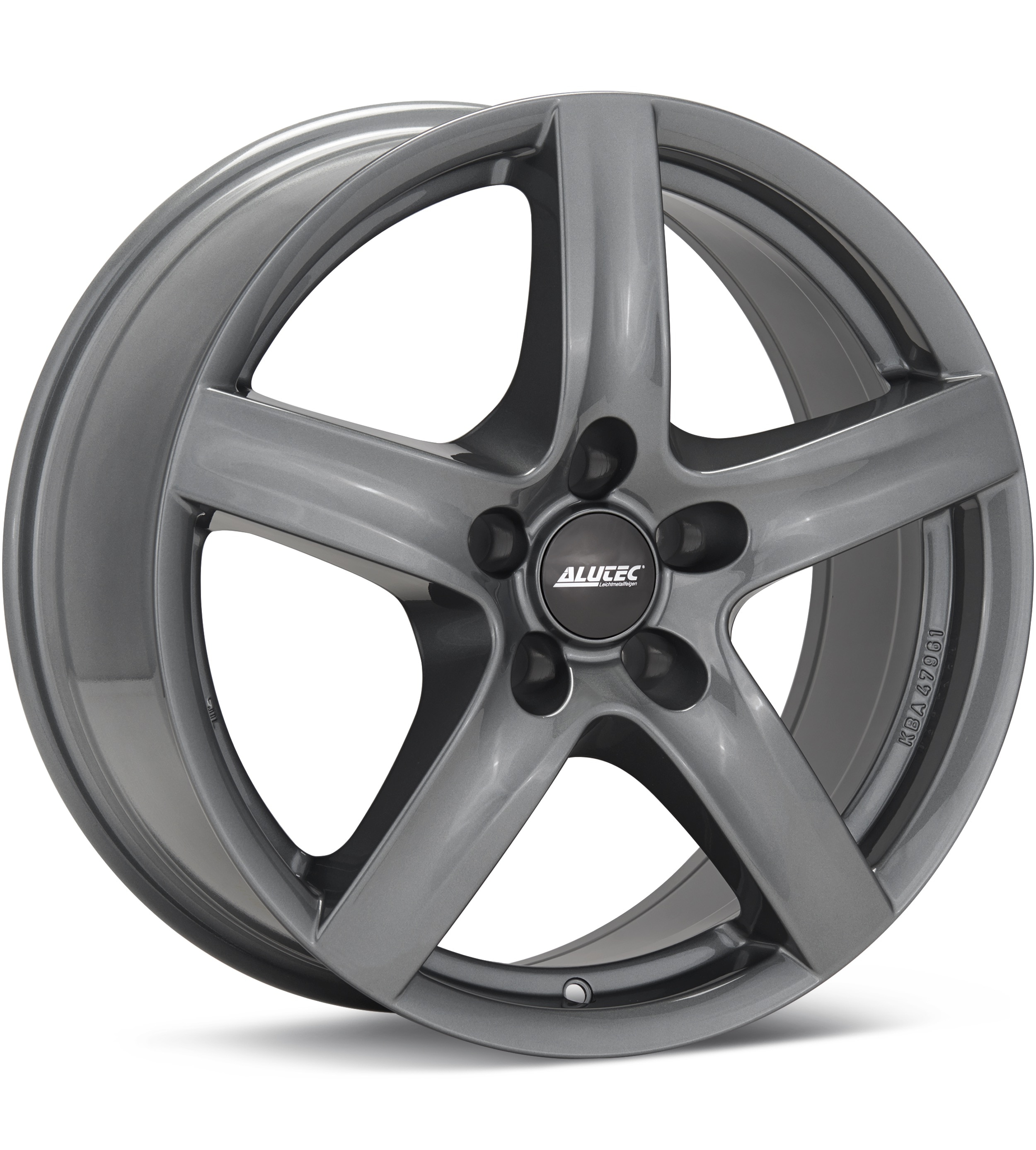 ALUTEC Grip Graphite Silver Wheels 14 In 14x5.5