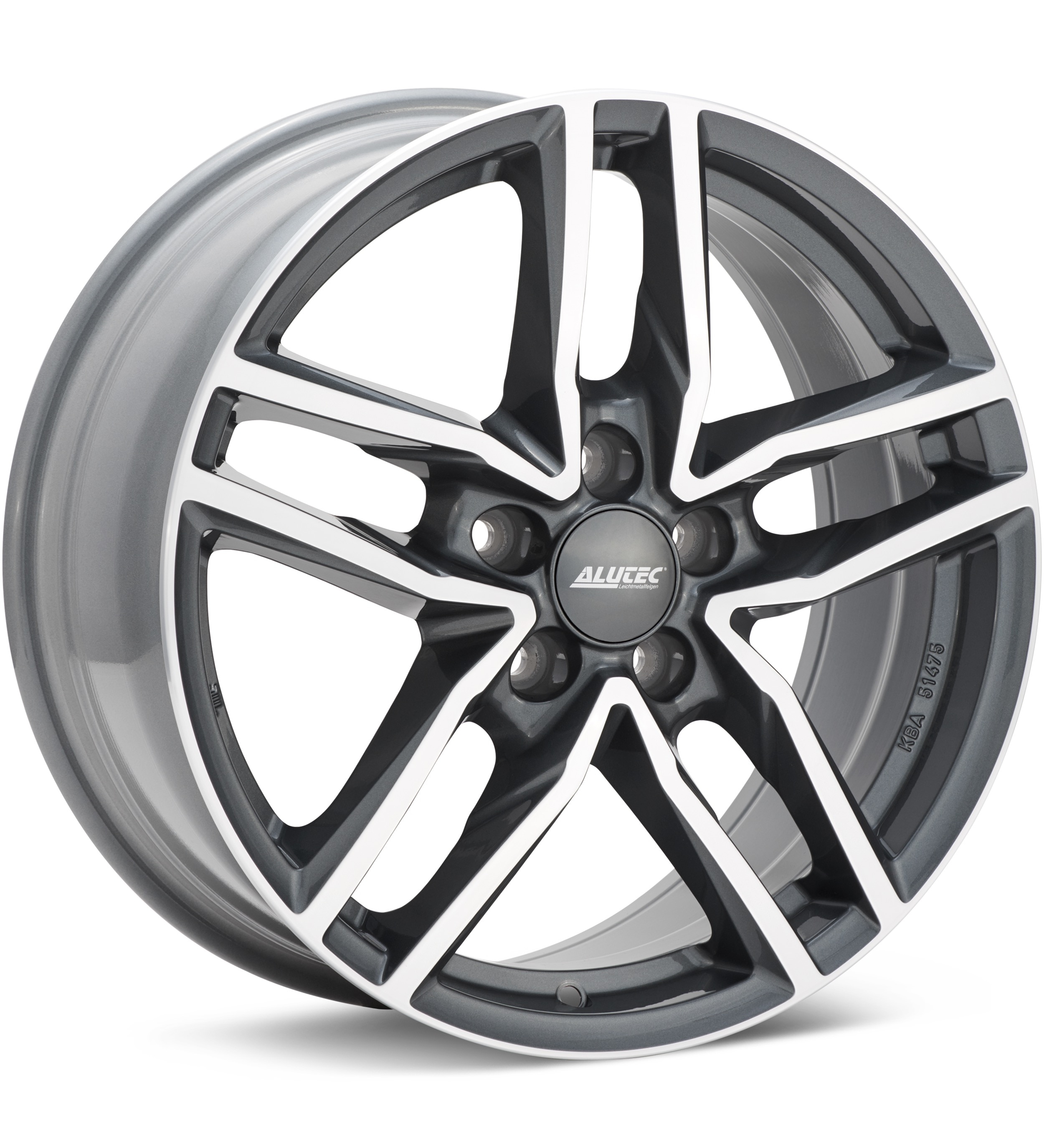 ALUTEC Ikenu Machined w/Gloss Grey Accent Wheels 17 In 17x7.5 52.5