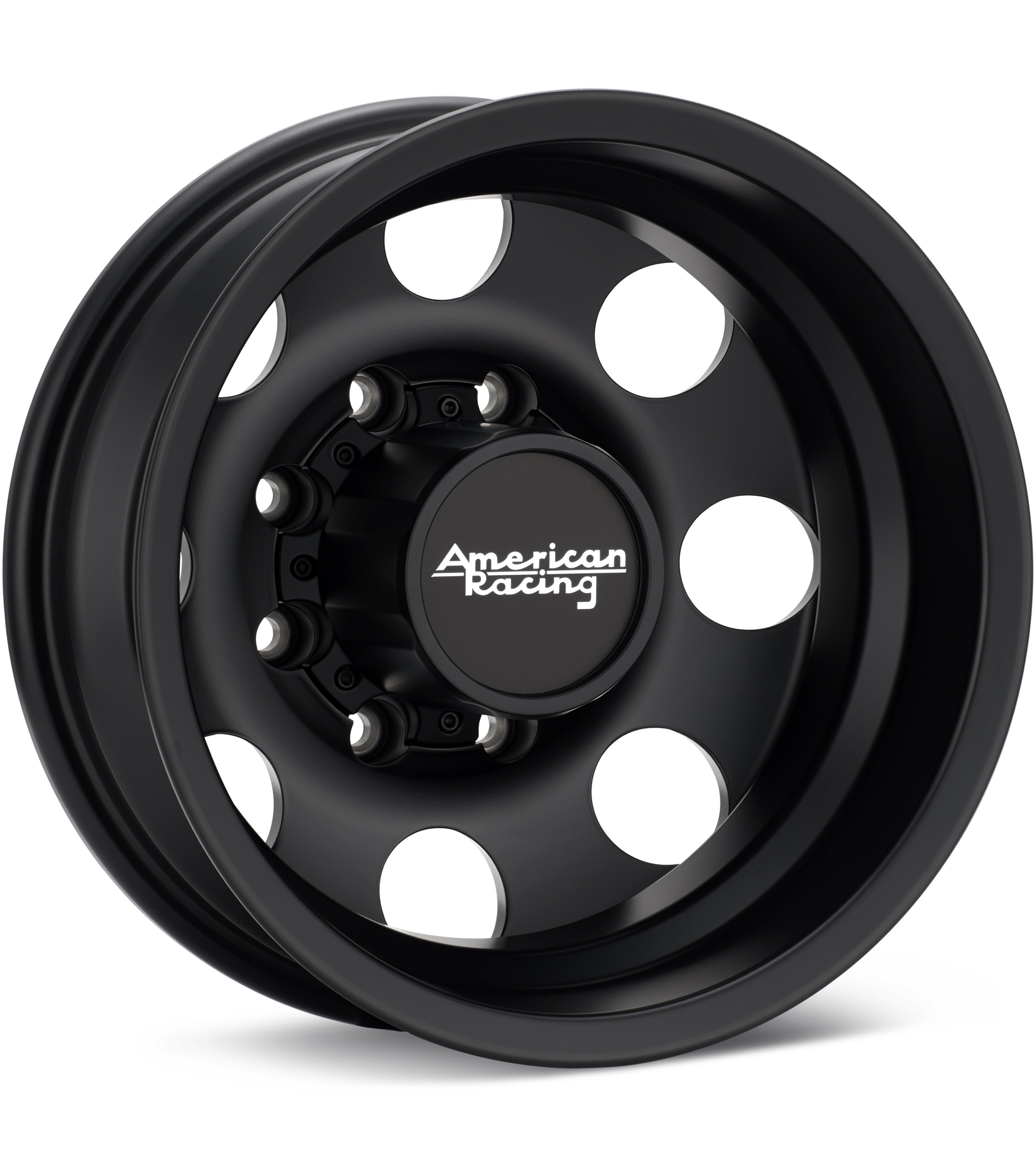 American Racing AR204 Baja Dually Black Wheels 16 In 16x6 -134