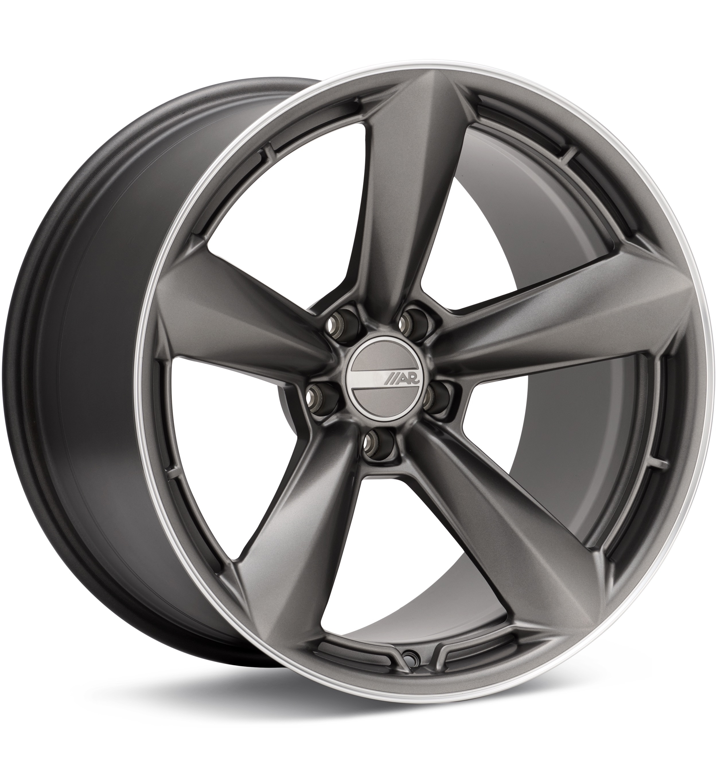 American Racing AR946 TTF Anthracite w/Machined Lip Wheels 20 In 20x9.5 +15 AR946AD20951515