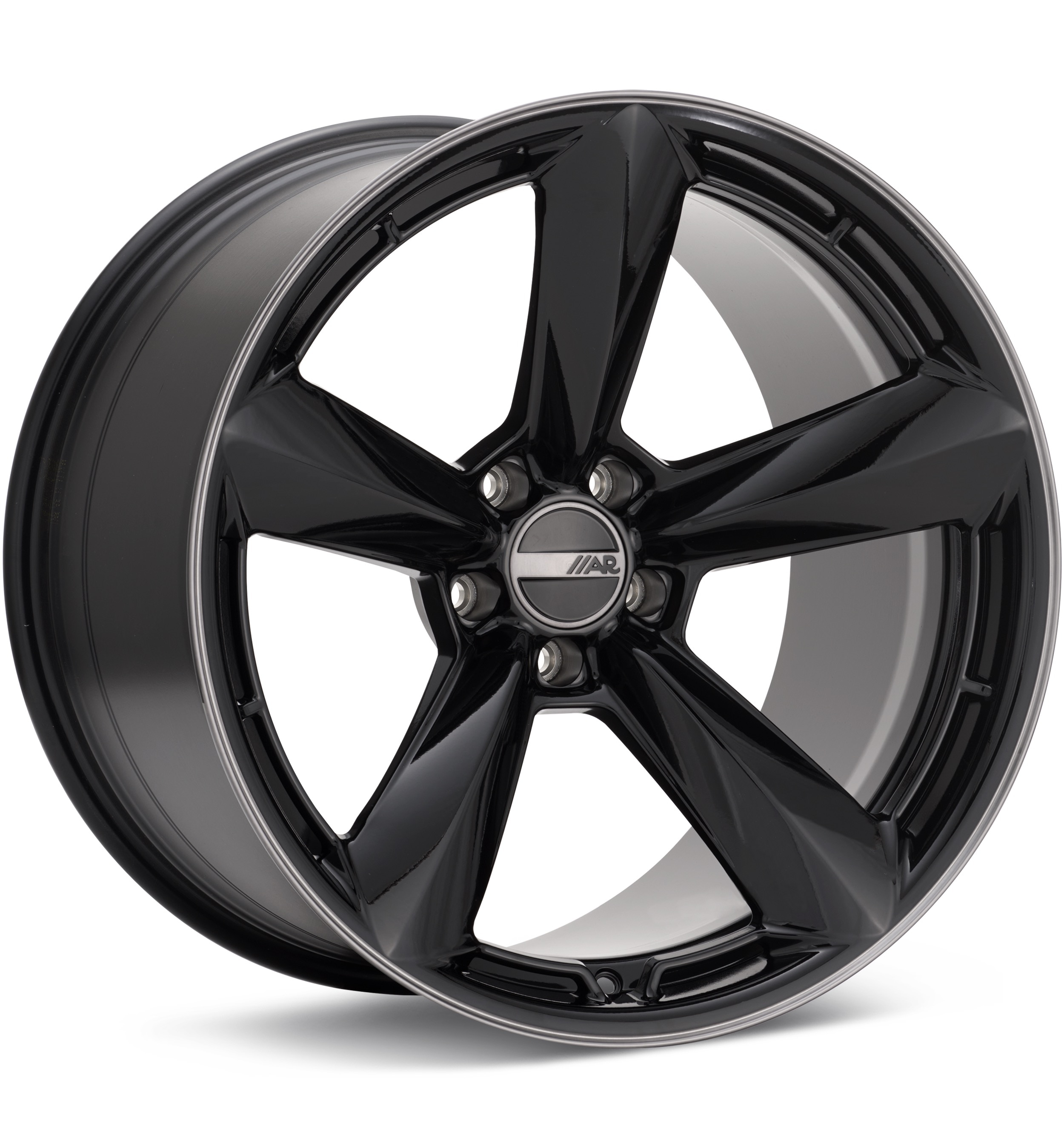 American Racing AR946 TTF Gls Black w/Mach Dark Tint Lip Wheels 20 In 20x9.5 +15 AR946BT20951515