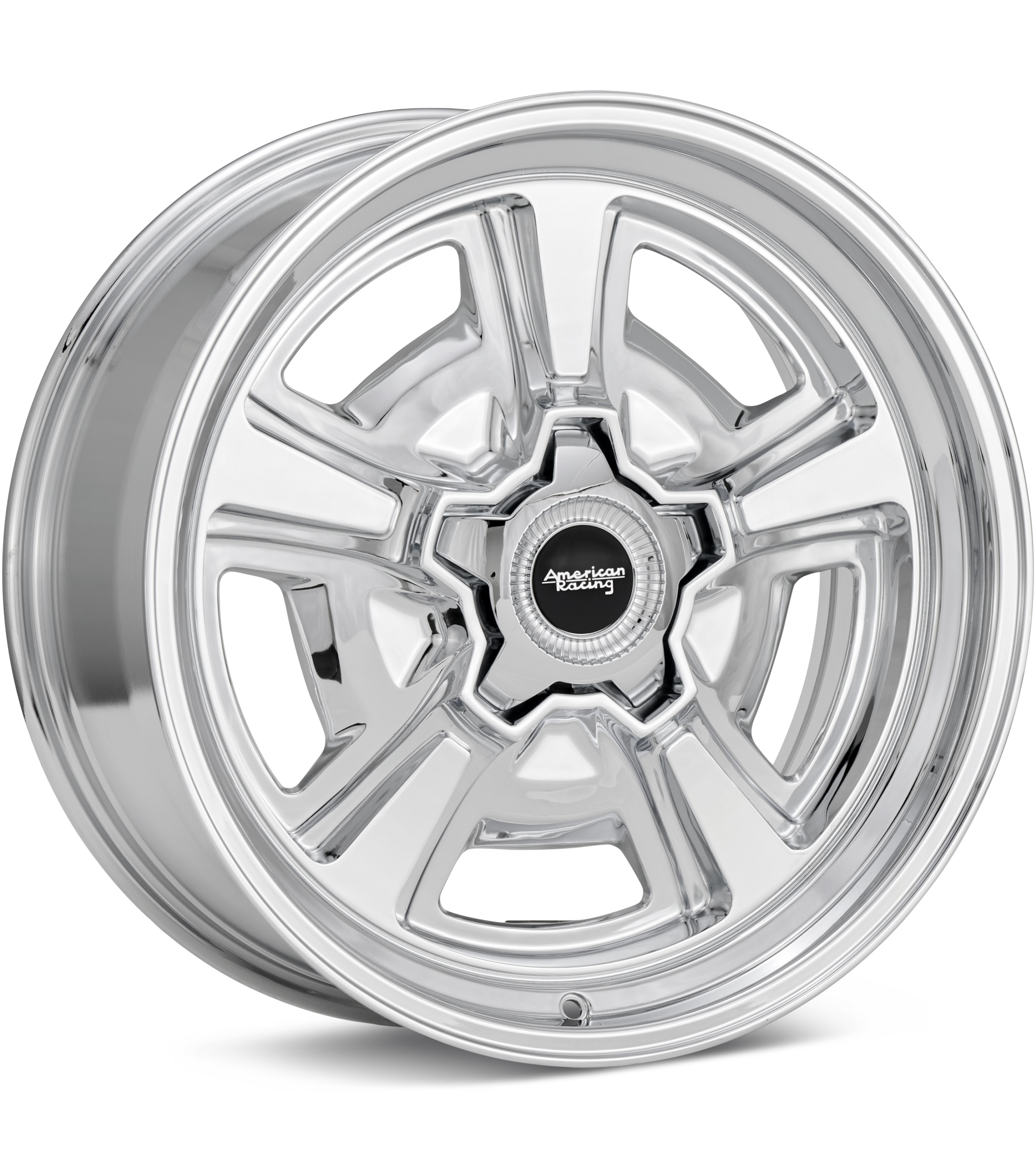 American Racing Authentic Hot Rod VN517 Marauder Chrome Plated Wheels 18 In 18x8 0 VN517PX18805000