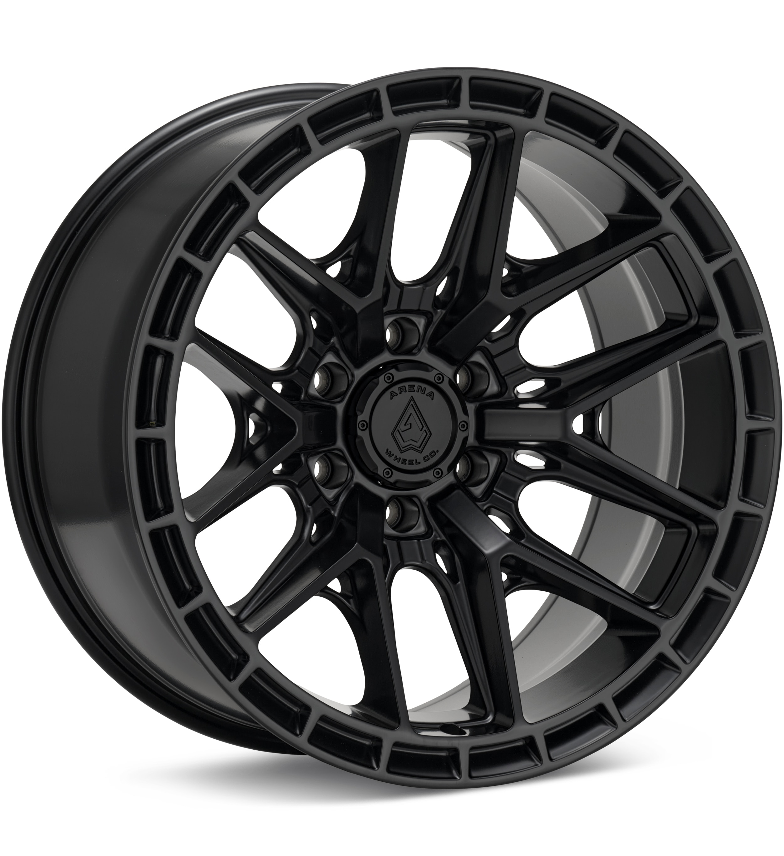 Arena Wheel Battle A114 Satin Black Wheels 20 In 20x10 -18 A114200089N01801