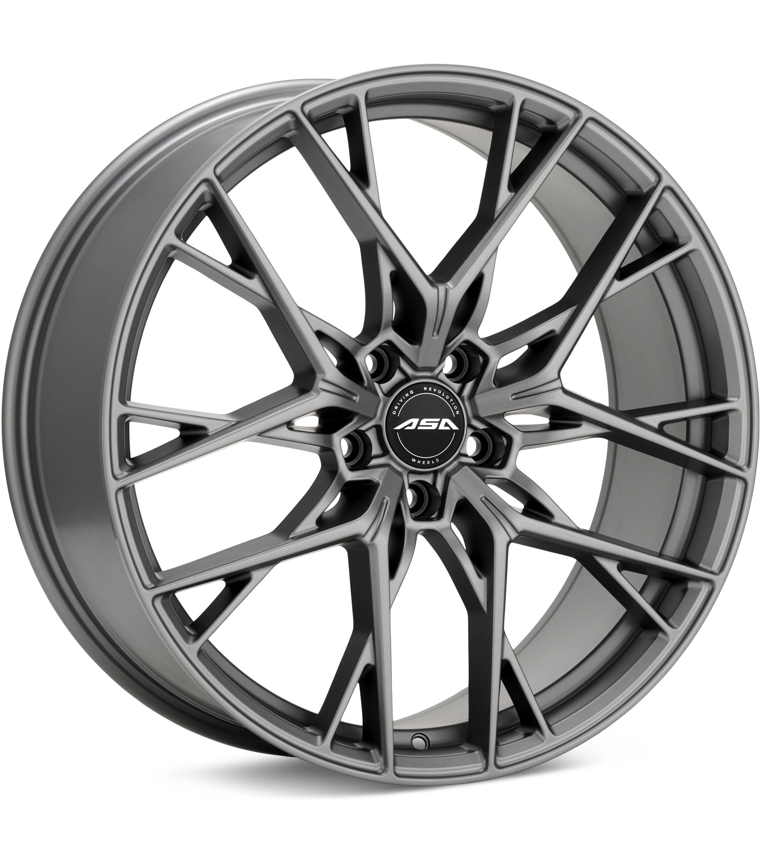ASA GT20 Matte Graphite Silver Wheels 19 In 19x8 +45 GT209807MGS