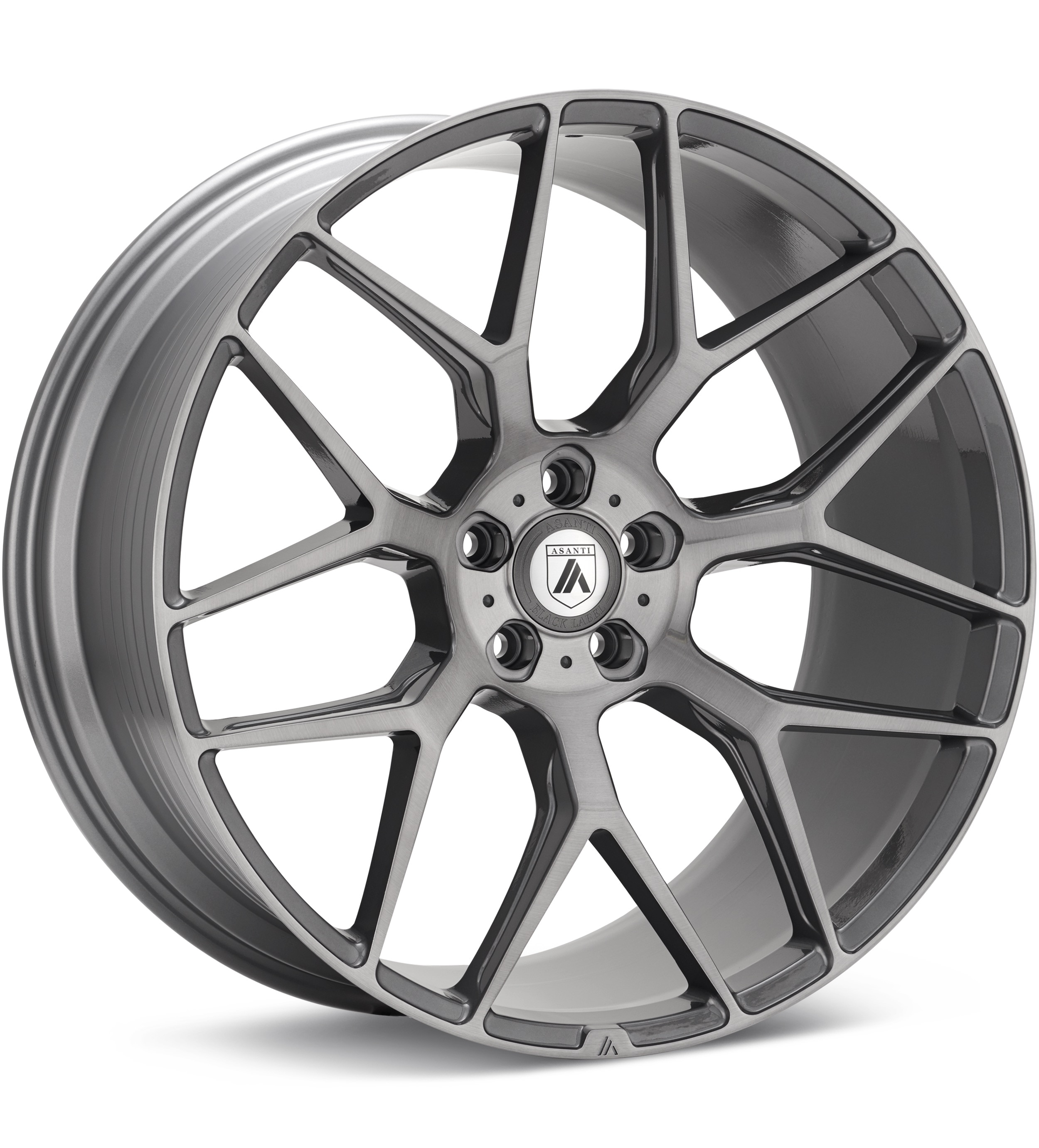 ASANTI Black Label ABL-27 Brushed Titanium Wheels 20 In 20x10.5 +38