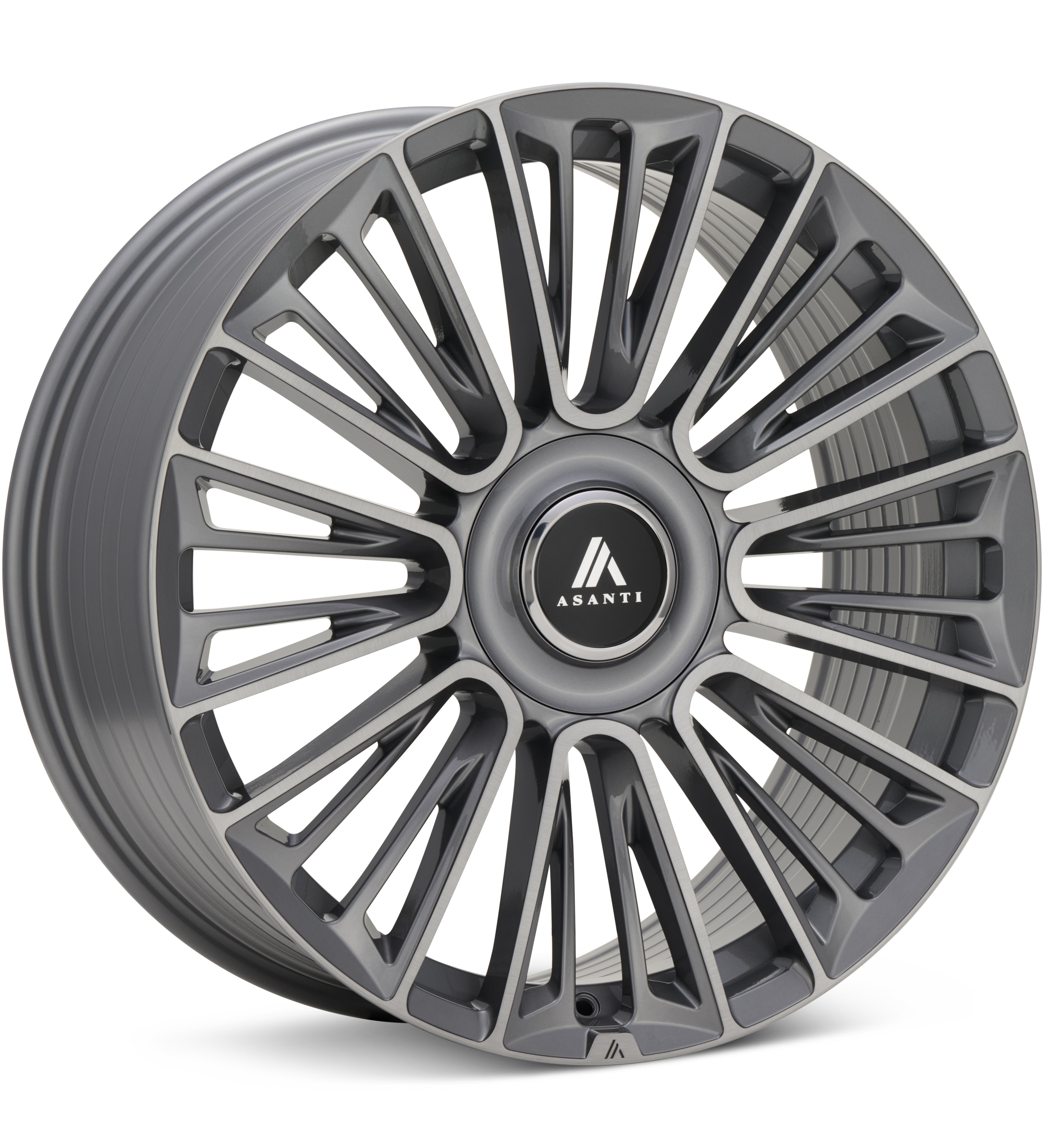 ASANTI Black Label ABL-49 Anthracite Brushed Wheels 22 In 22x9.5 +30