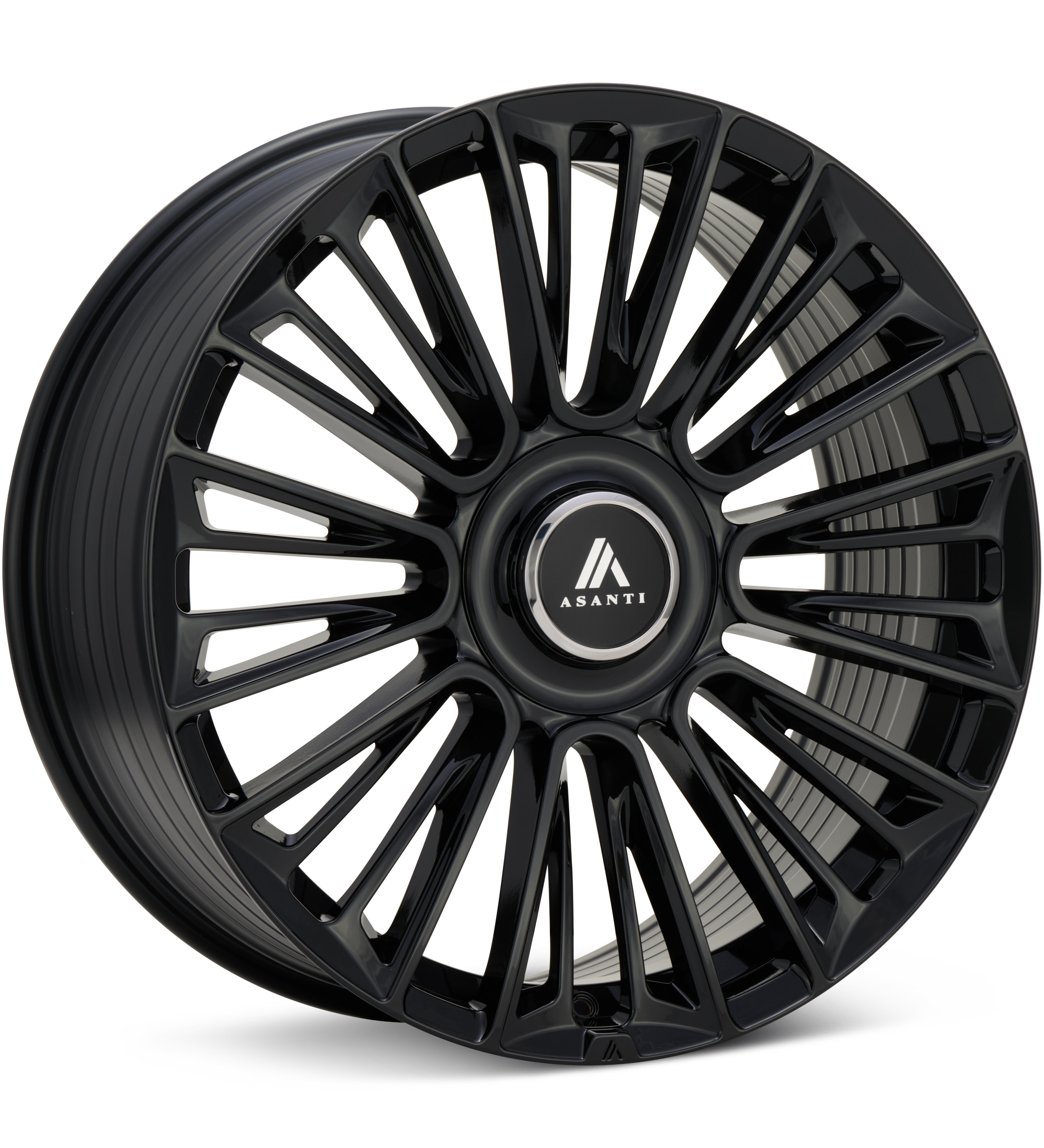 ASANTI Black Label ABL-49 Gloss Black Wheels 22 In 22x9.5 +25