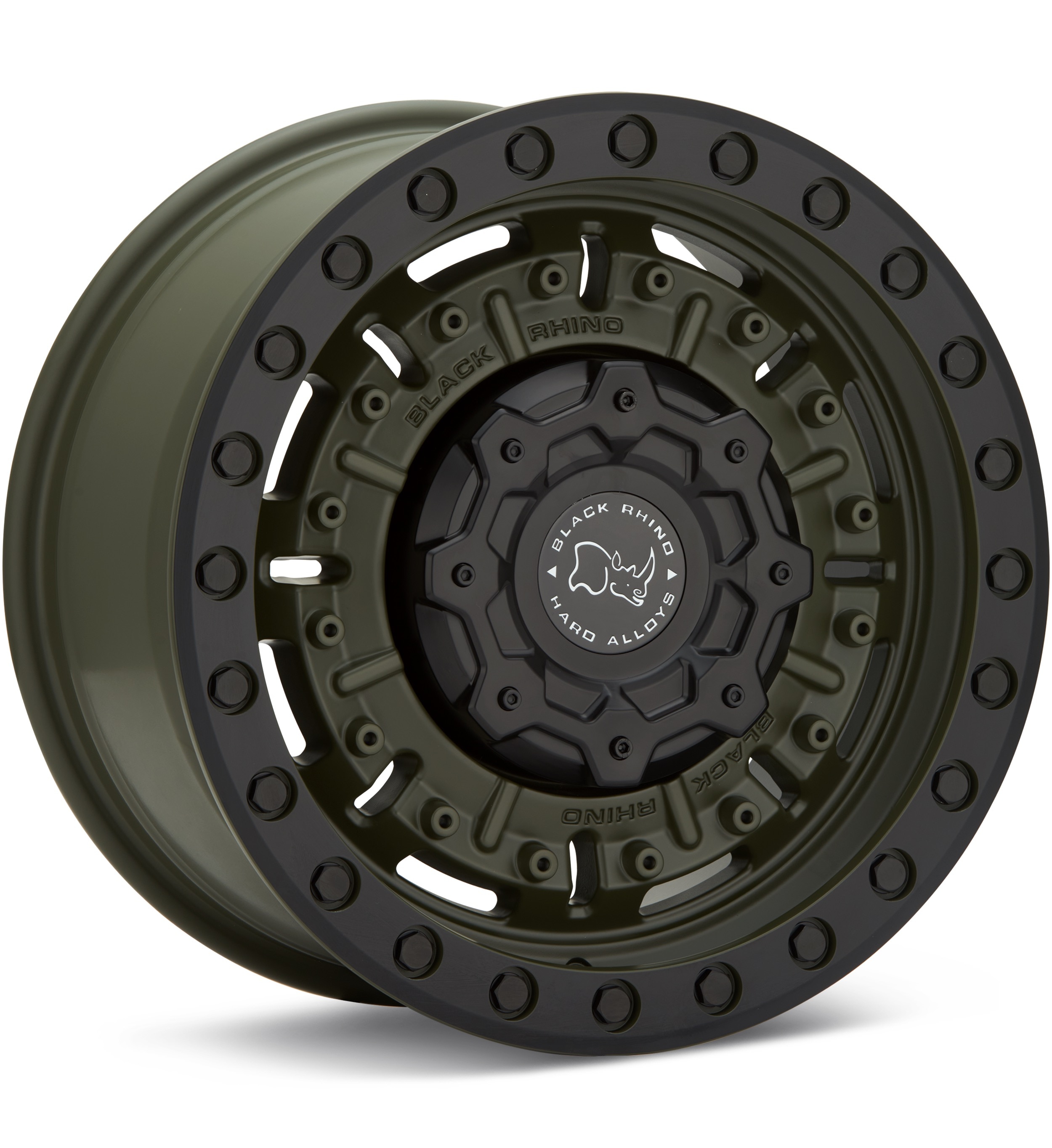Black Rhino Abrams Olive Drab Green Wheels 17 In 17x9.5 -18