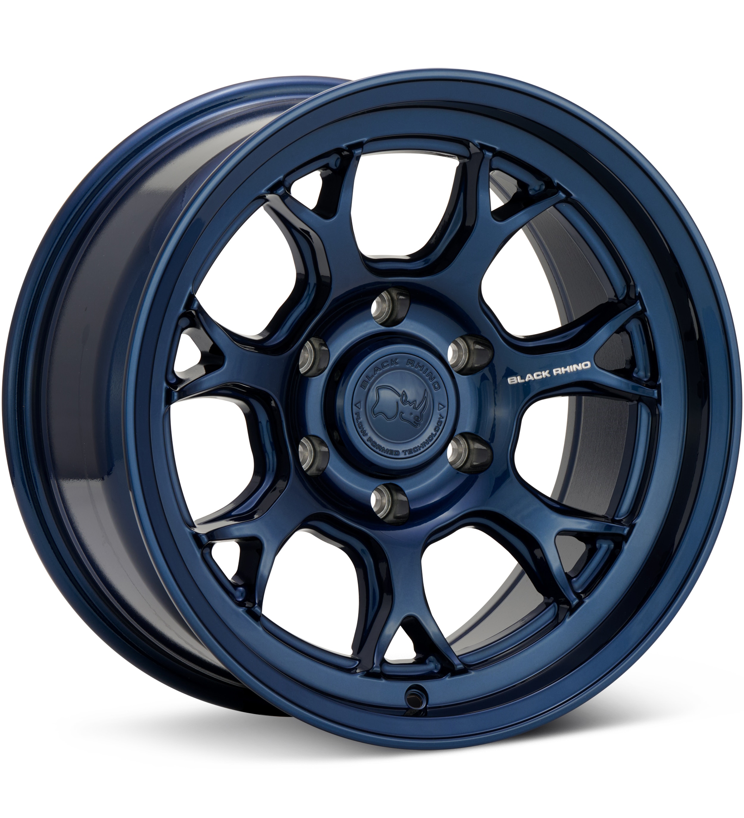Black Rhino Etosha Gloss Midnight Blue Wheels 17 In 17x8.5 -10 BR017LX17856810N