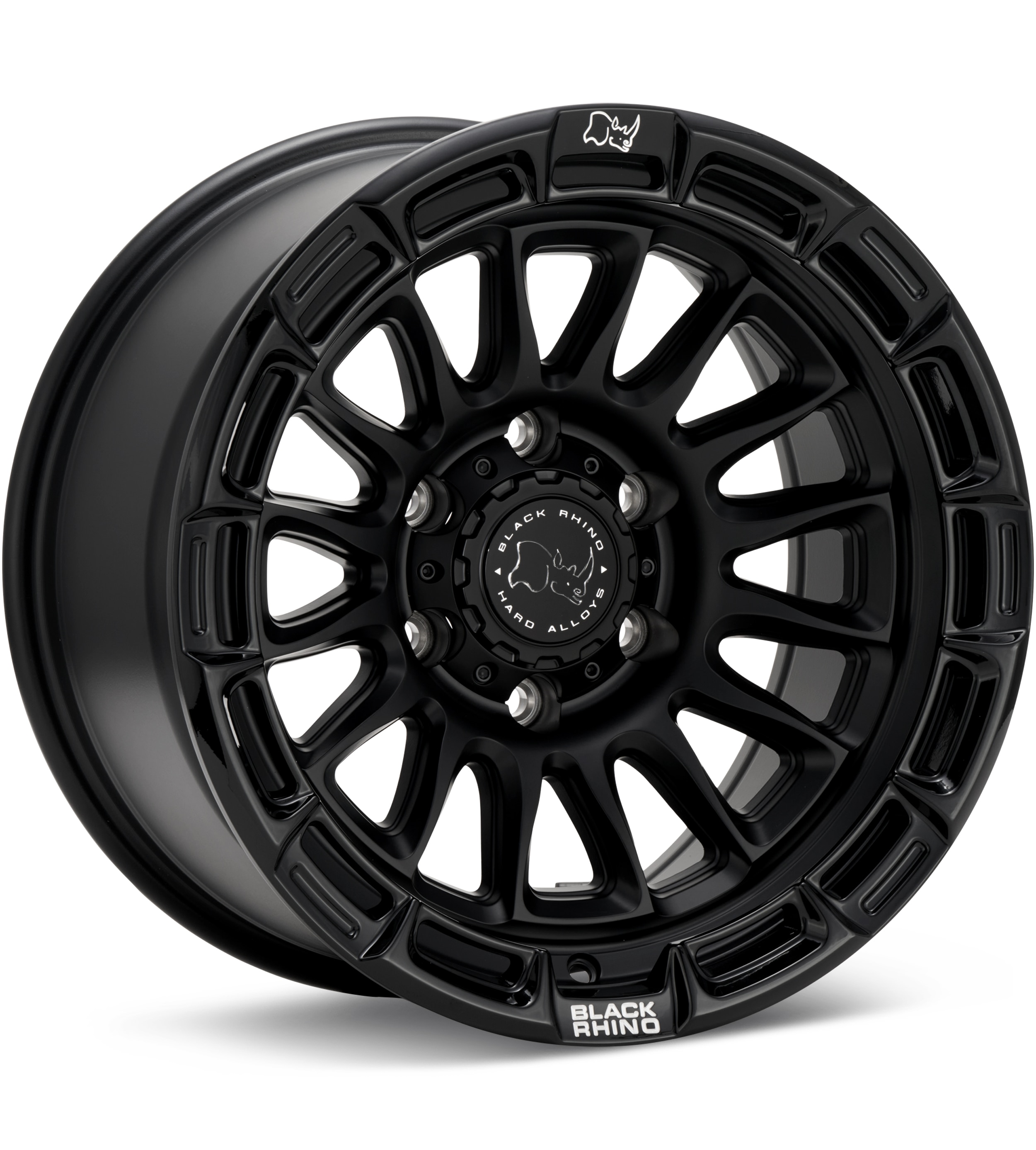 Black Rhino Rival Black w/Gloss Black Lip Wheels 20 In 20x9 +01 BR025MB20906301