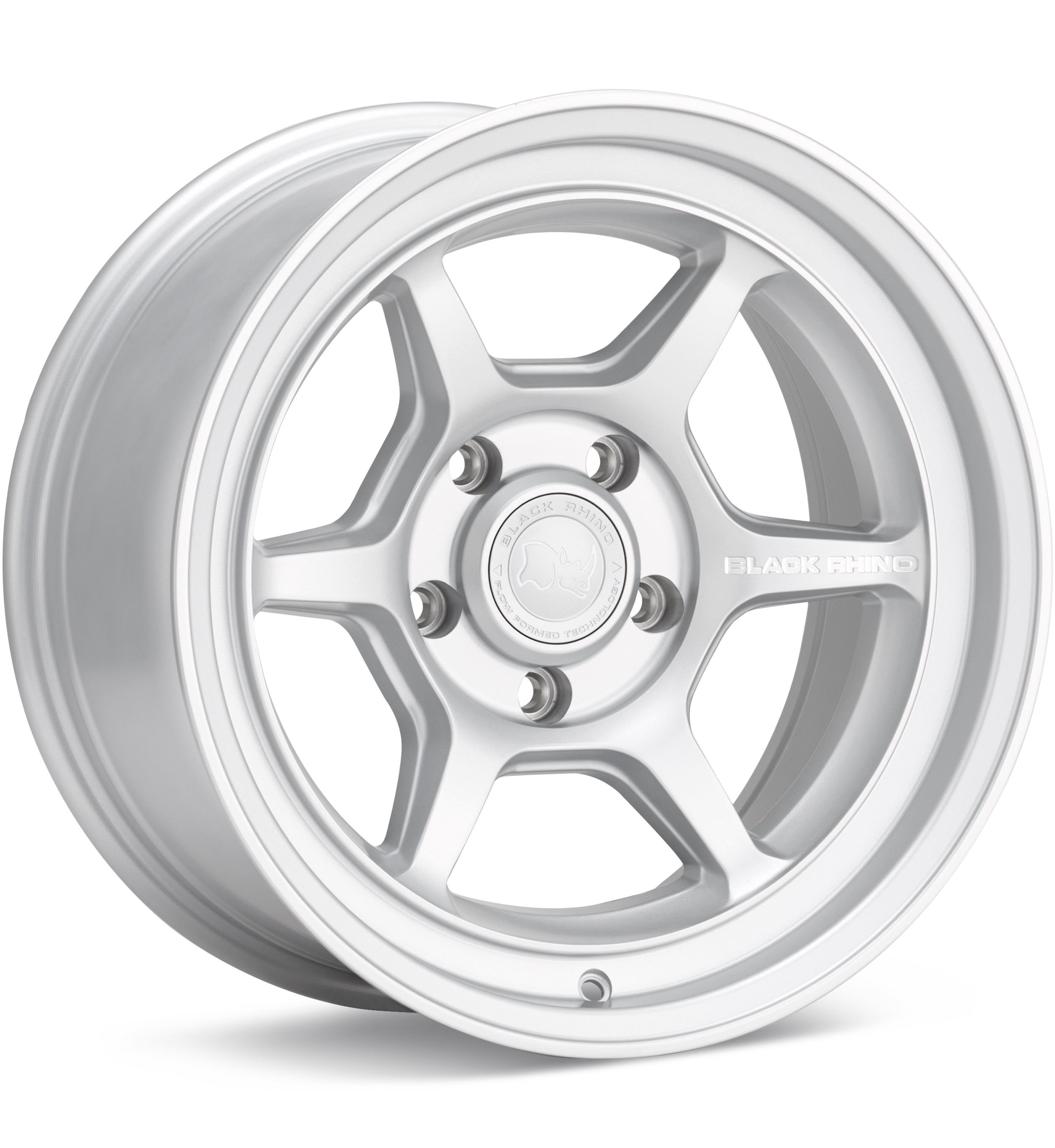 Black Rhino Shogun Hyper Silver Wheels 17 In 17x8.5 +20