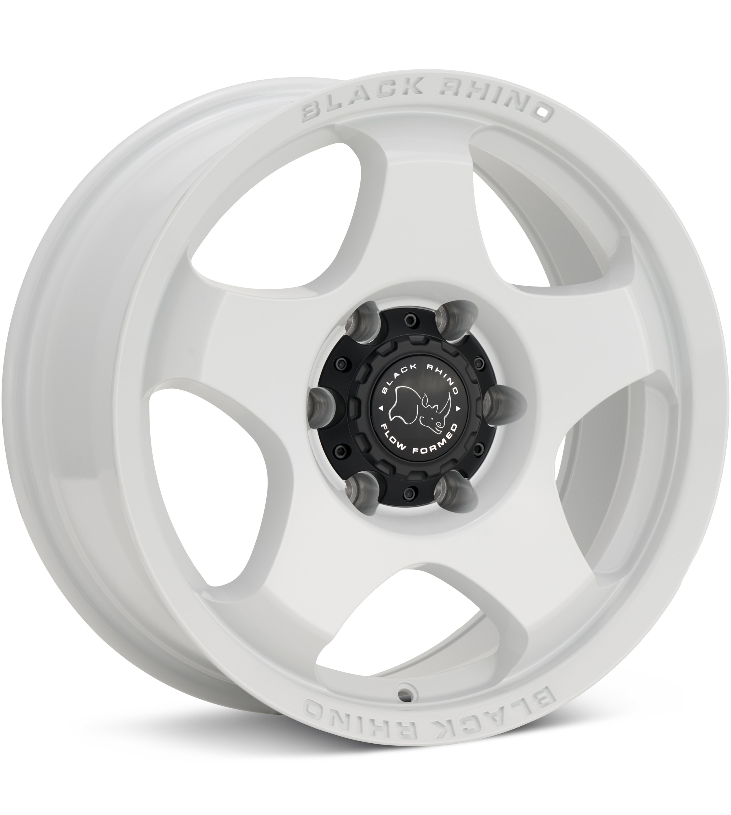 Black Rhino SOL Gloss White Wheels 17 In 17x8 +38 BR031WX17804238