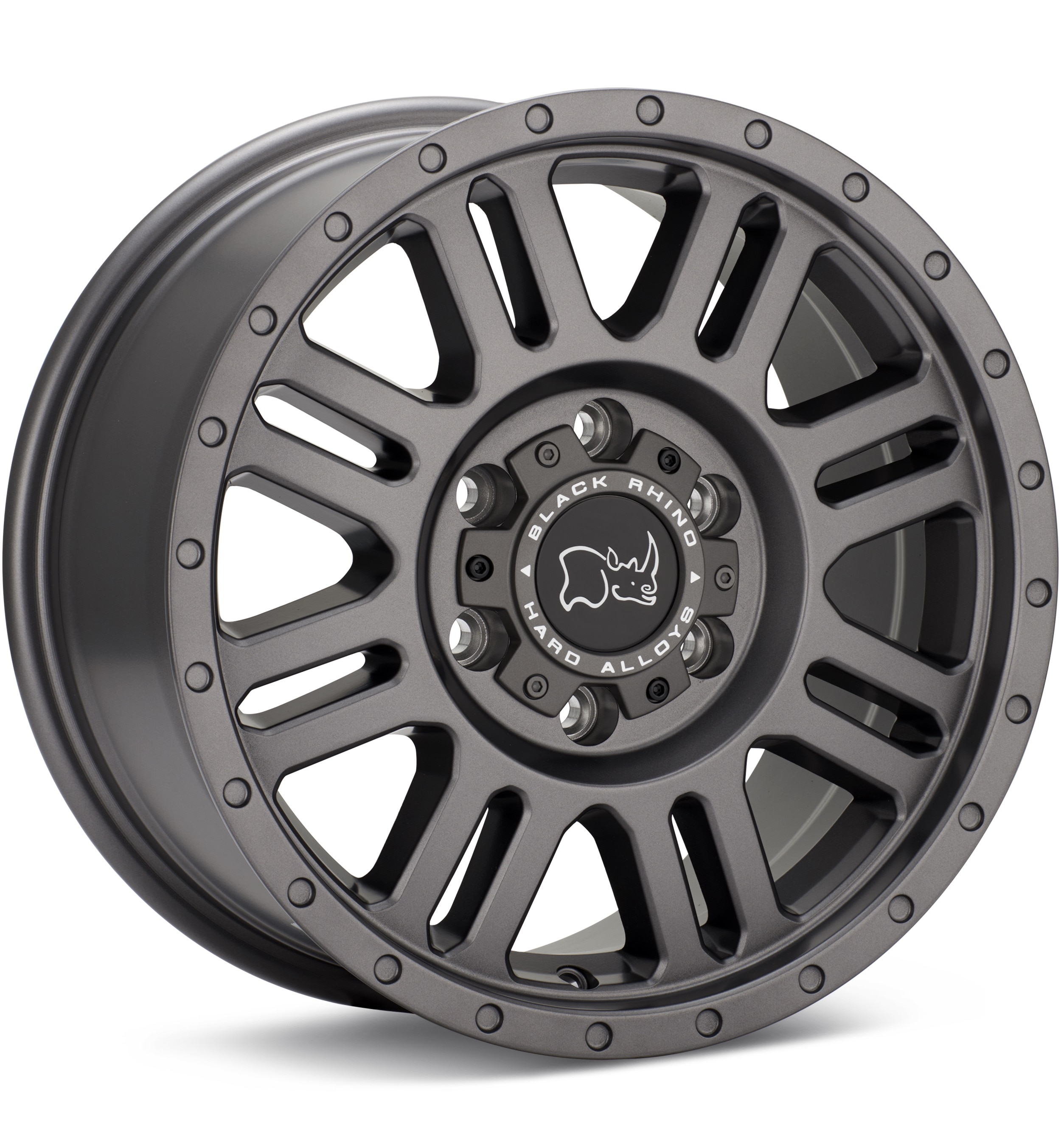 Black Rhino Yellowstone Matte Gunmetal Wheels 16 In 16x8 +45