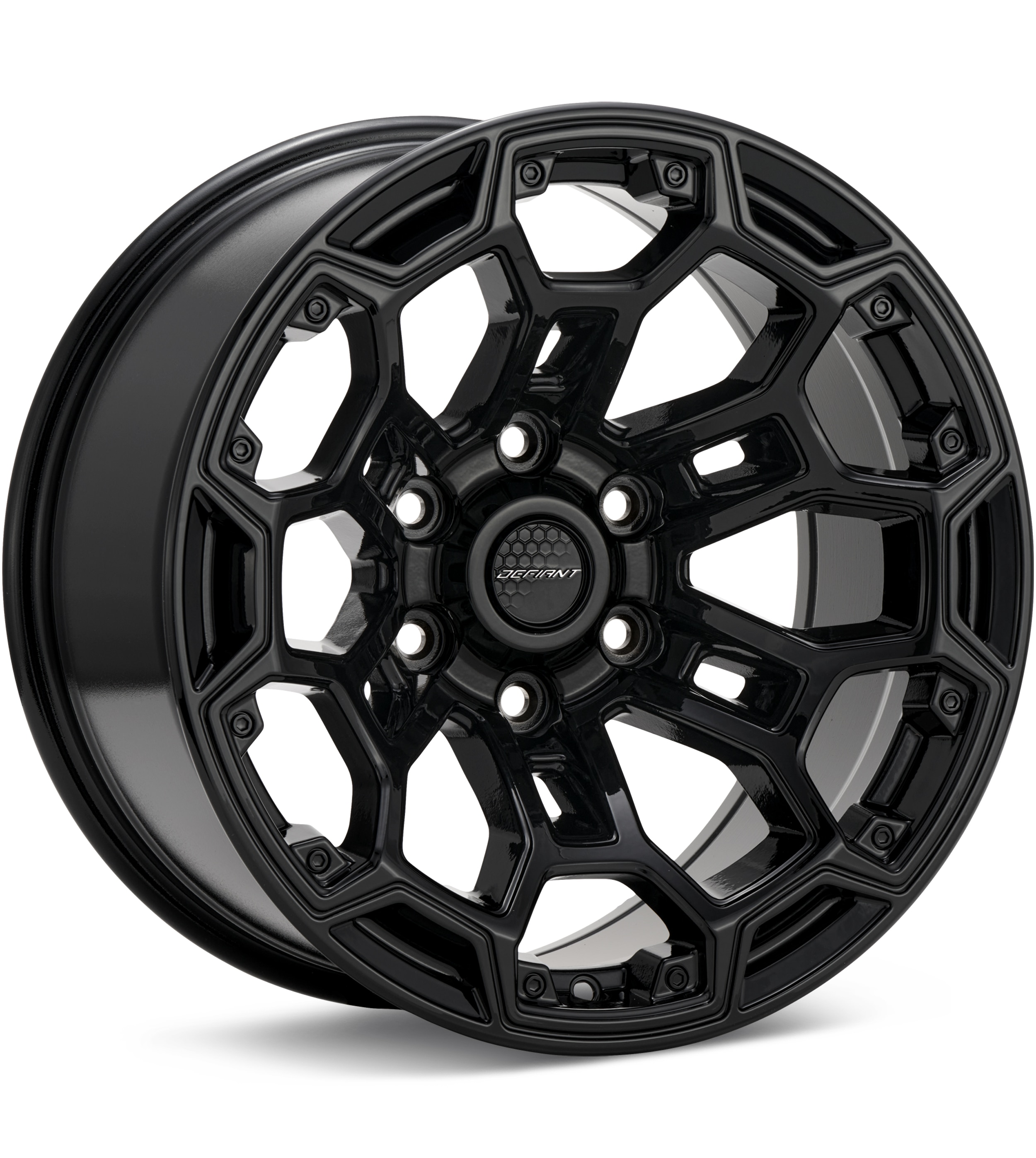 Defiant DF03 Gloss Black Wheels 18 In 18x9 -12