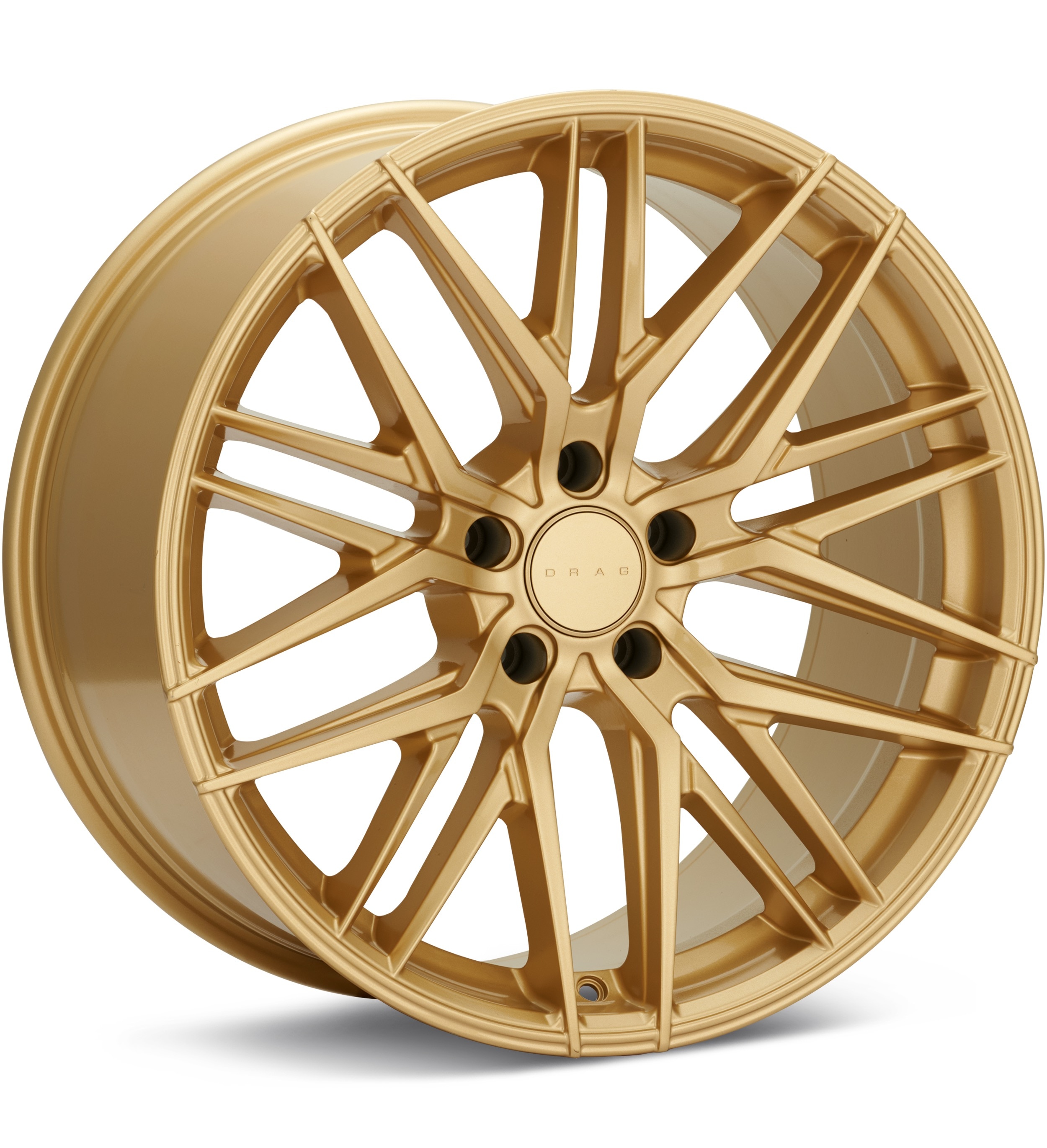Drag DR-77 Gold Wheels 17 In 17x7.5 +40