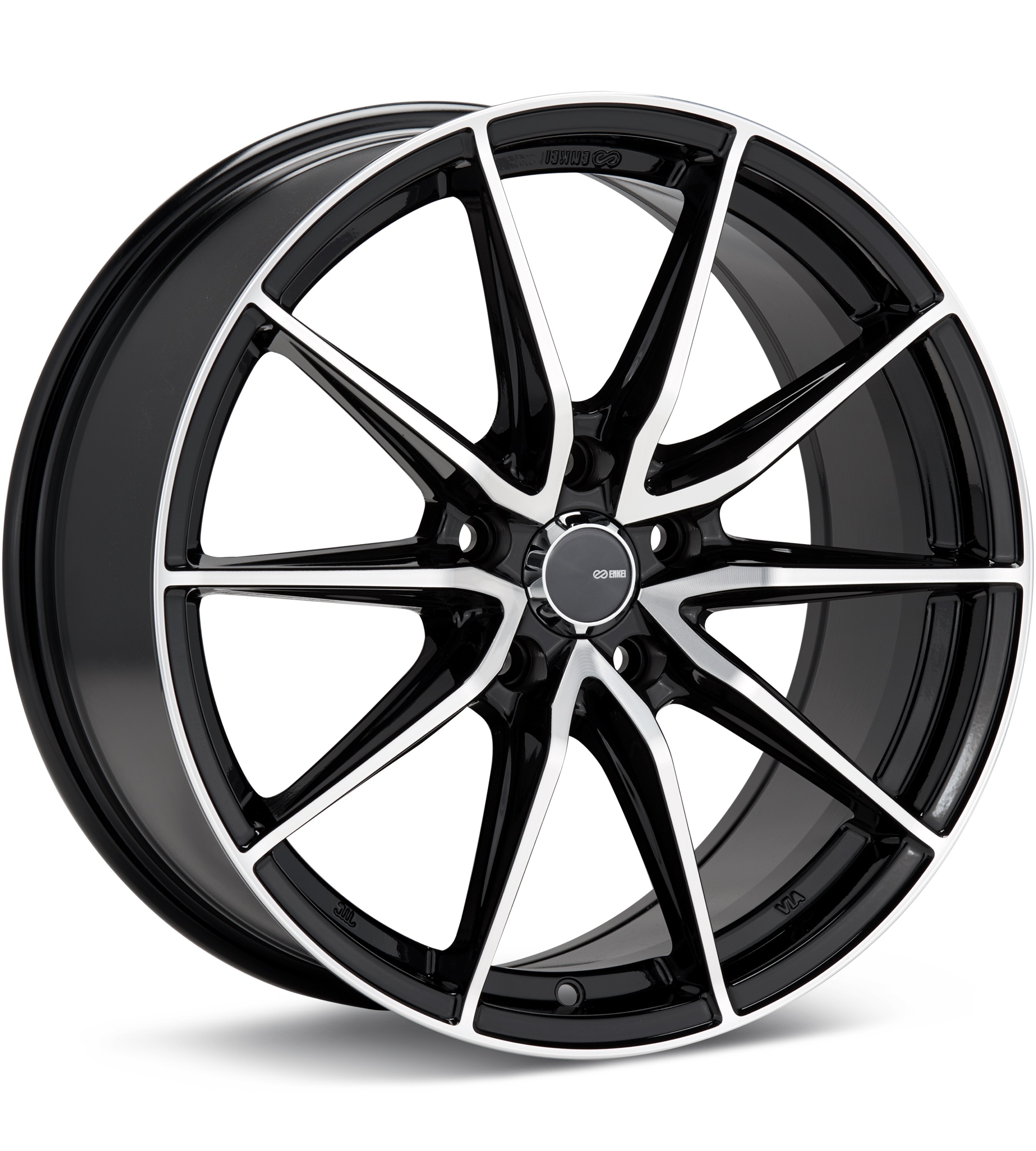 Enkei Performance Draco Machined w/Black Accent Wheels 17 In 17x7.5 45