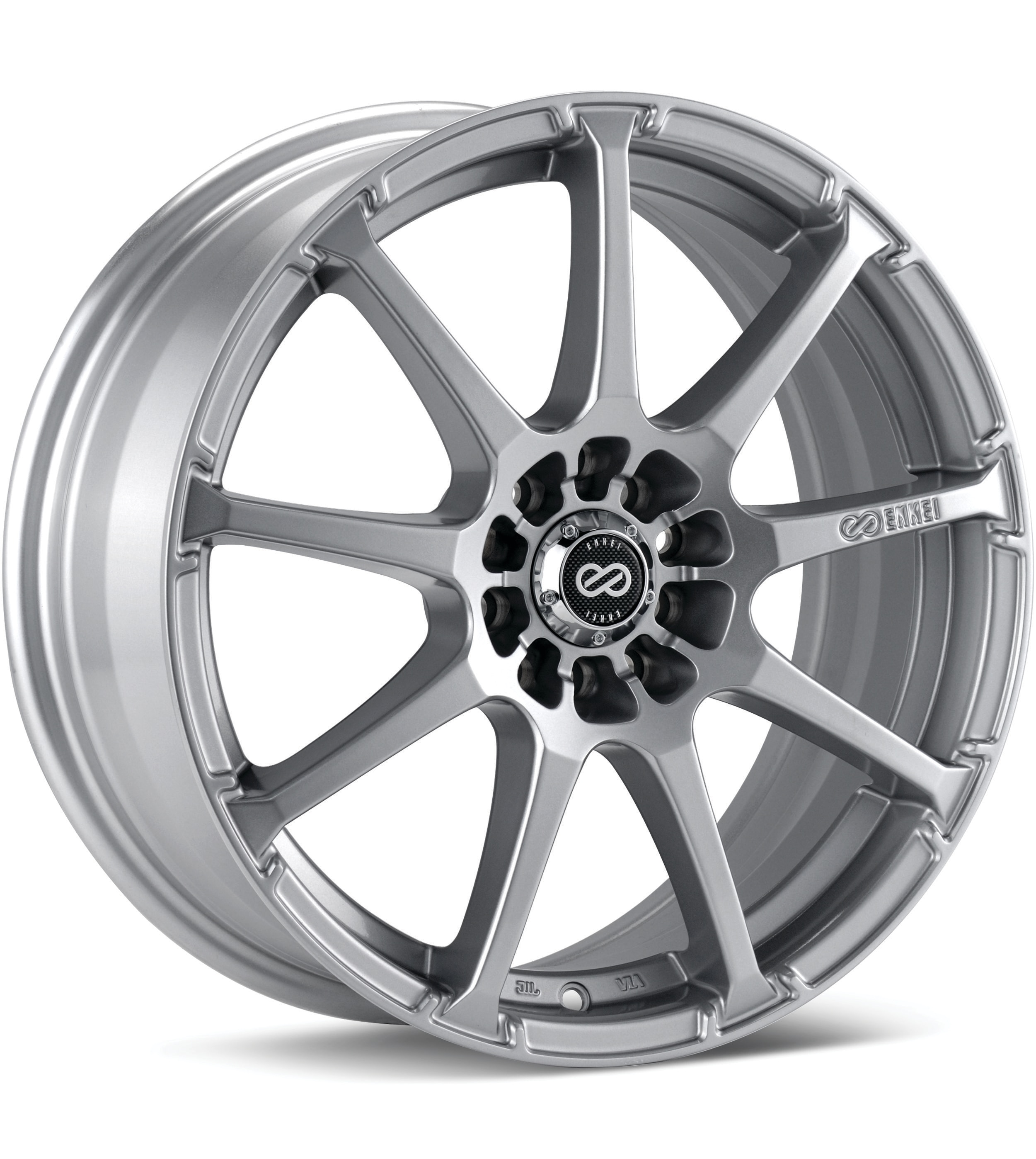 Enkei Performance EDR9 Bright Silver Wheels 15 In 15x6.5 +38