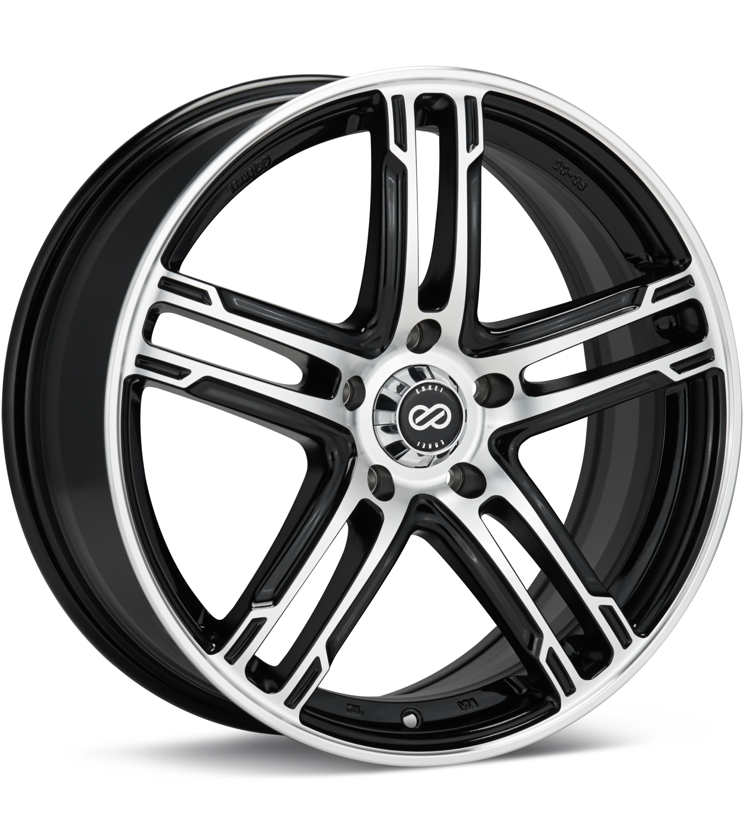 Enkei Performance FD-05 Machined w/Black Accent Wheels 17 In 17x7 40