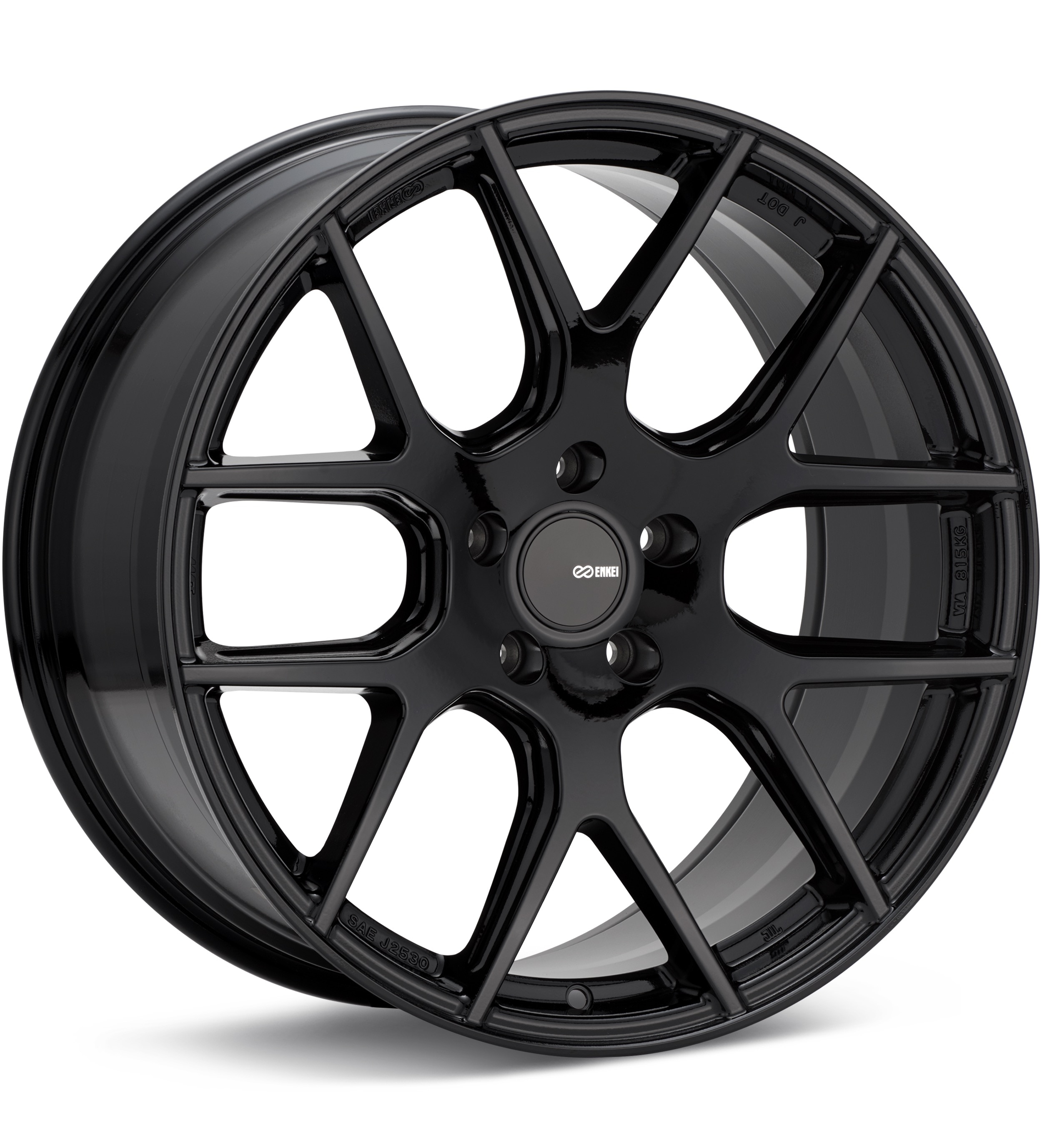 Enkei Performance Xm-6 Gloss Black Wheels 18 In 18x8 +40 531-880-6540bk