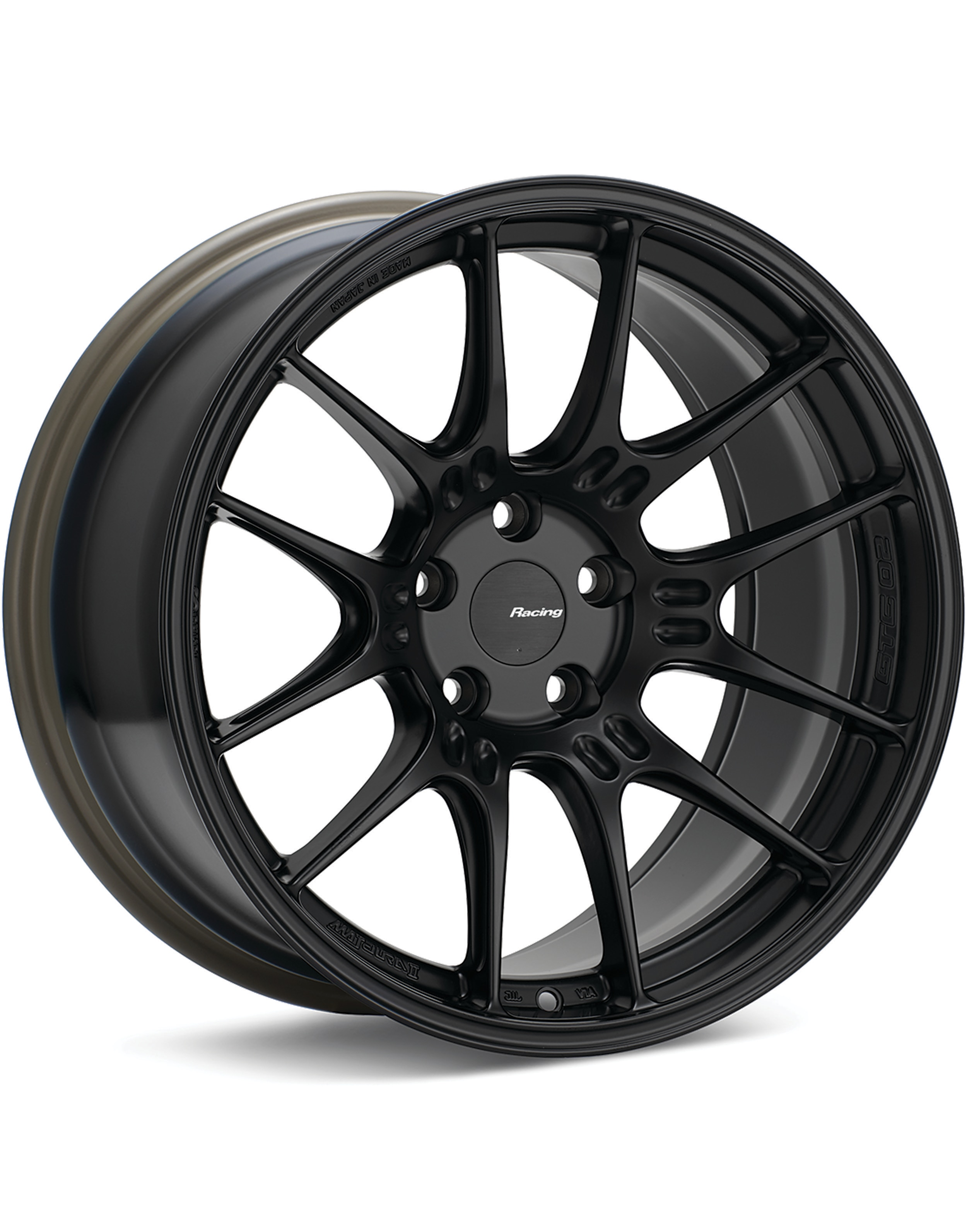 Enkei Racing GTC02 Black Wheels 19 In 19x9.5 +45