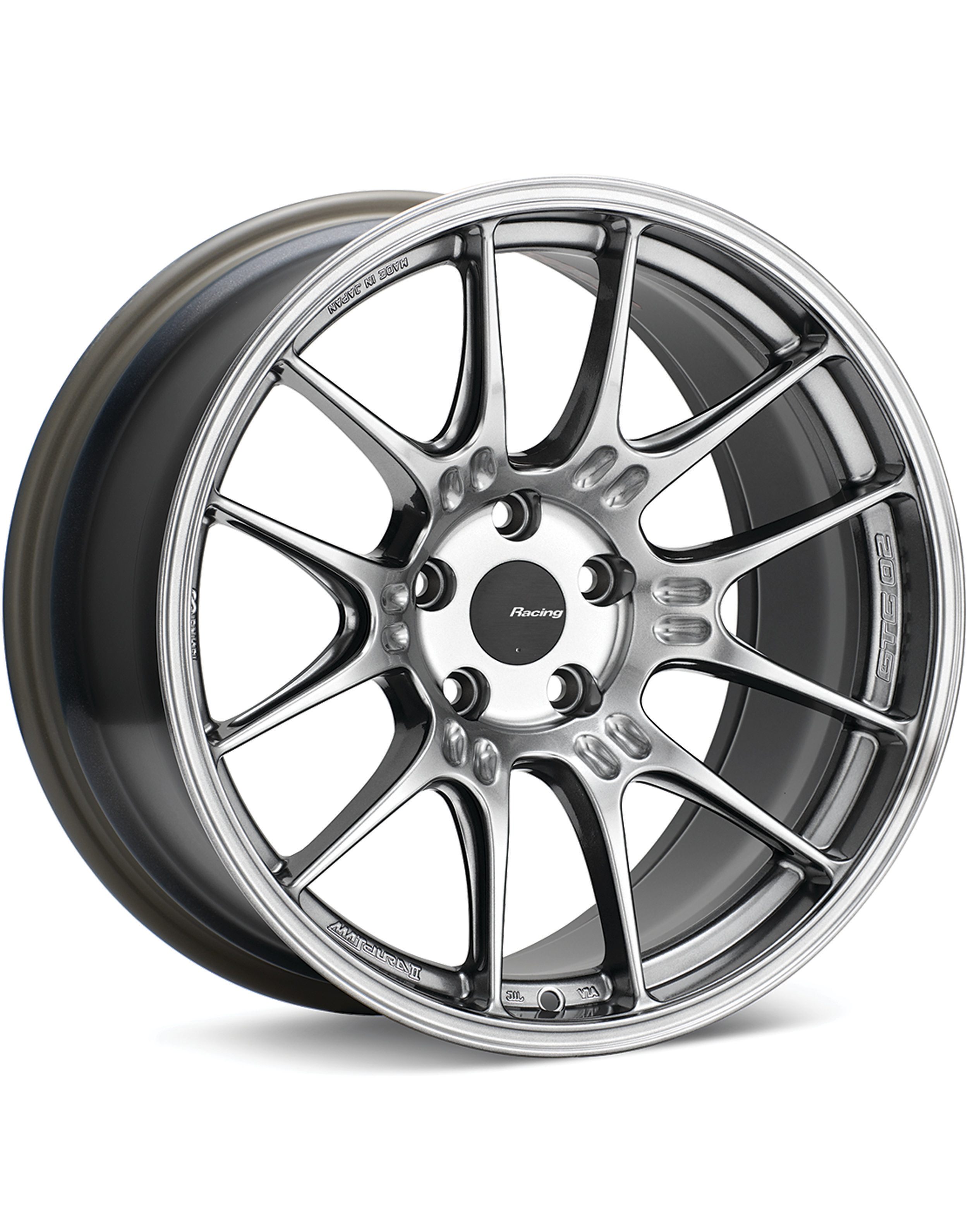 Enkei Racing GTC02 Hyper Silver Wheels 19 In 19x9.5 +42