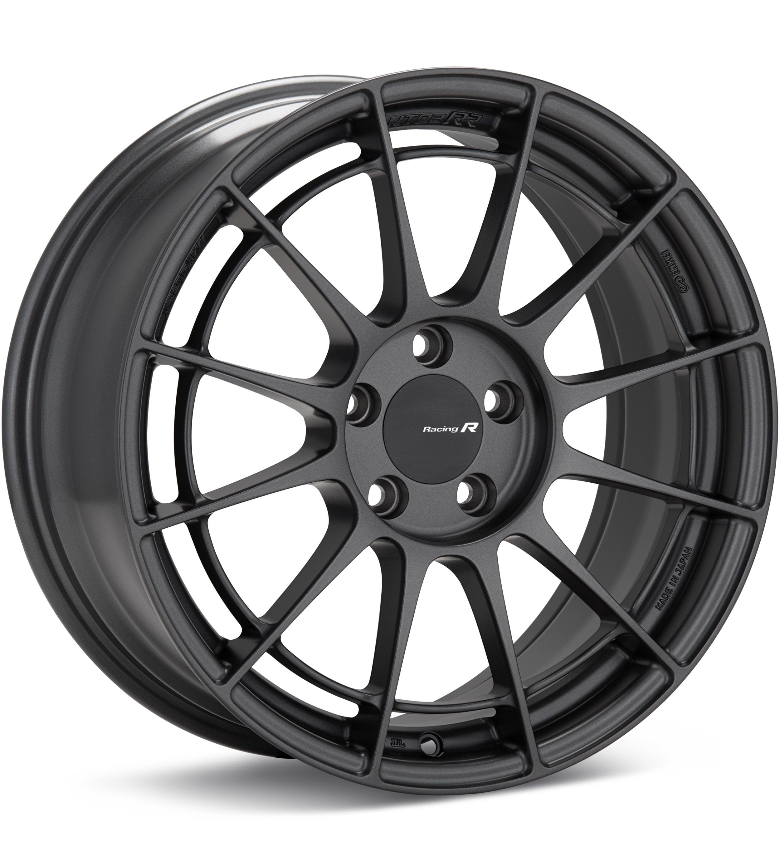 Enkei Racing NT03RR Matte Dark Gunmetallic Wheels 18 In 18x8.5 +35