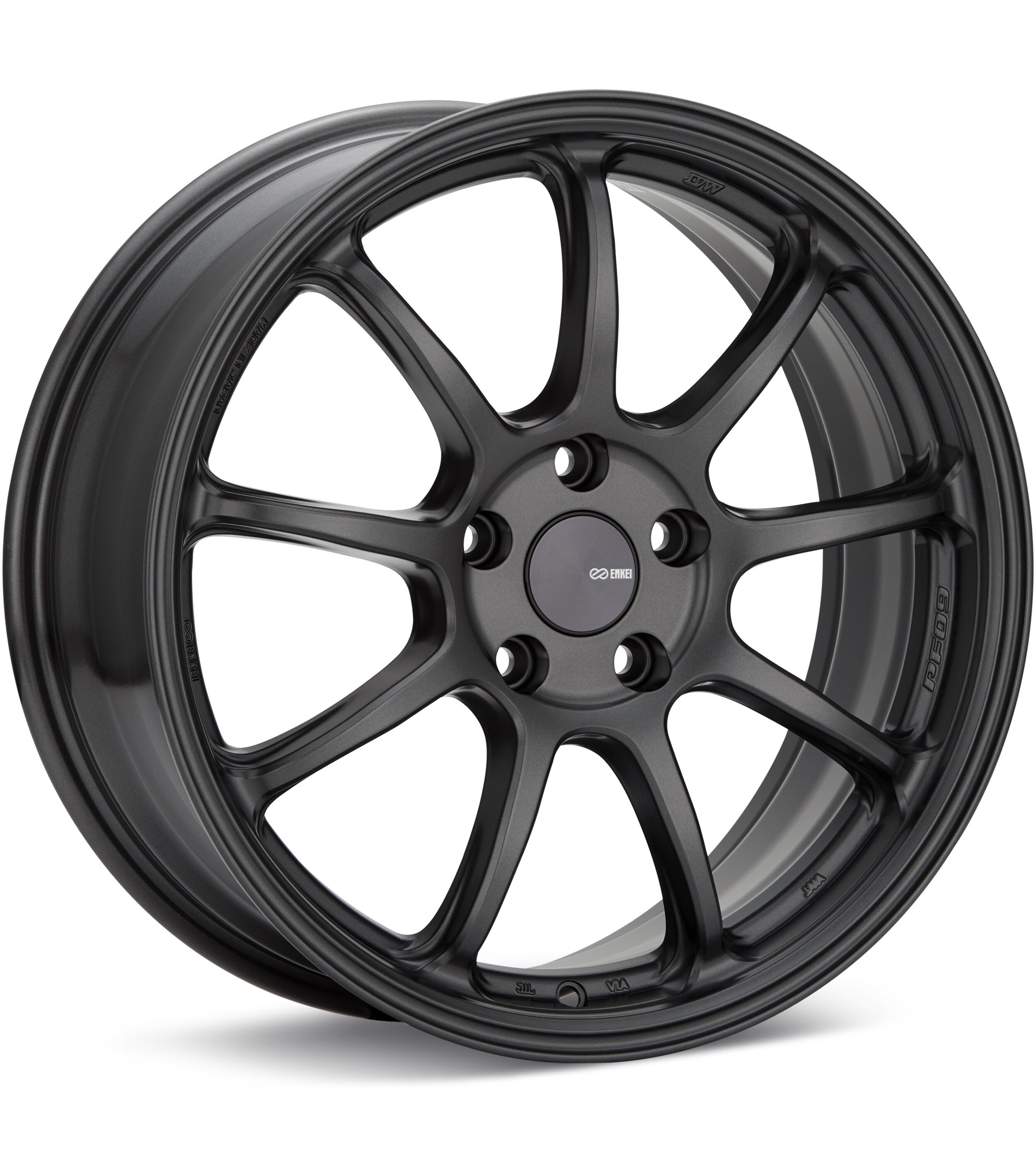Enkei Racing PF09 Matte Dark Gunmetallic Wheels 17 In 17x7 +45