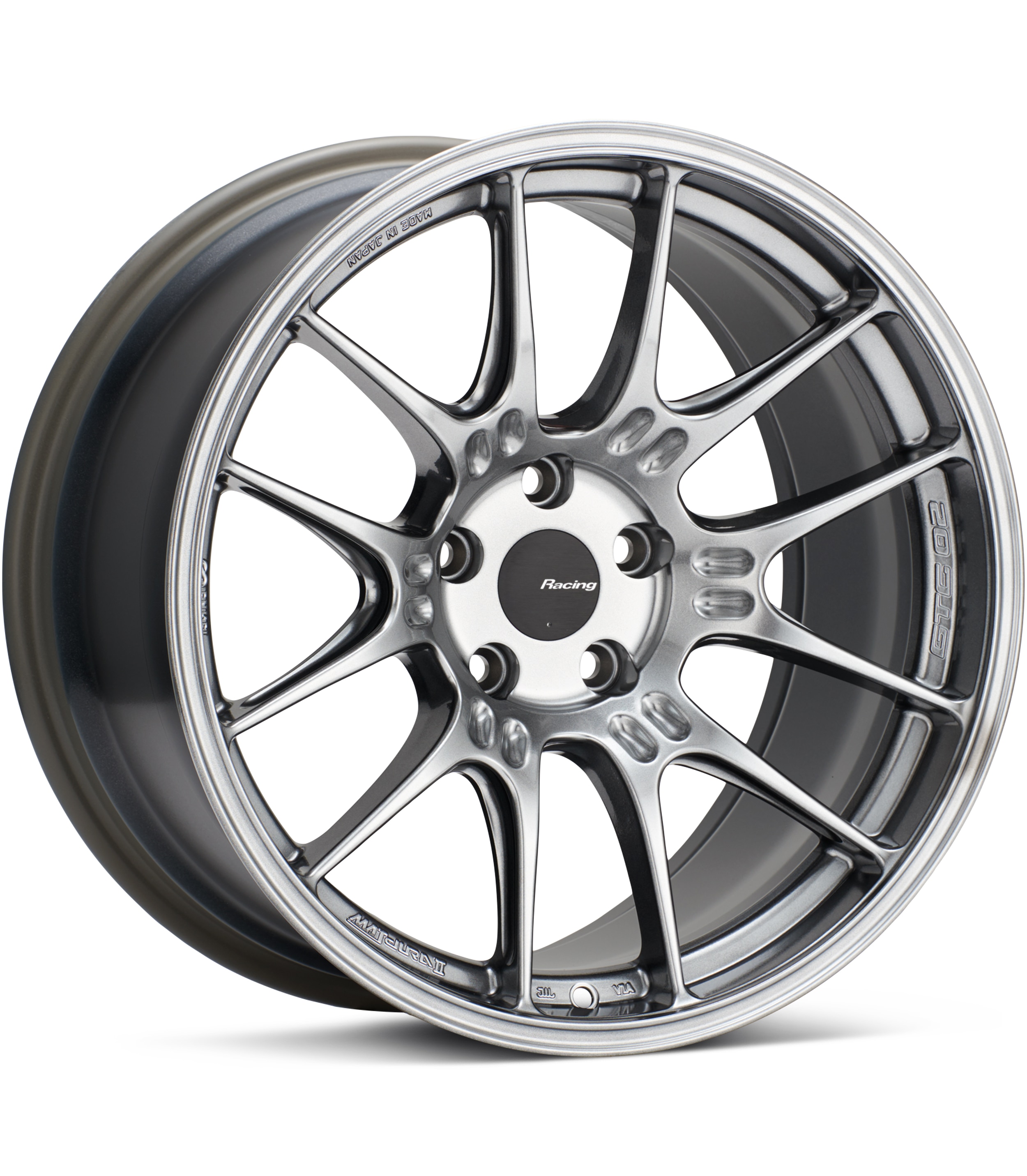 Enkei Racing, Enkei Racing GTC02 Hyper Silver Wheels 18 In 18x9 +42 534-890-6542HS
