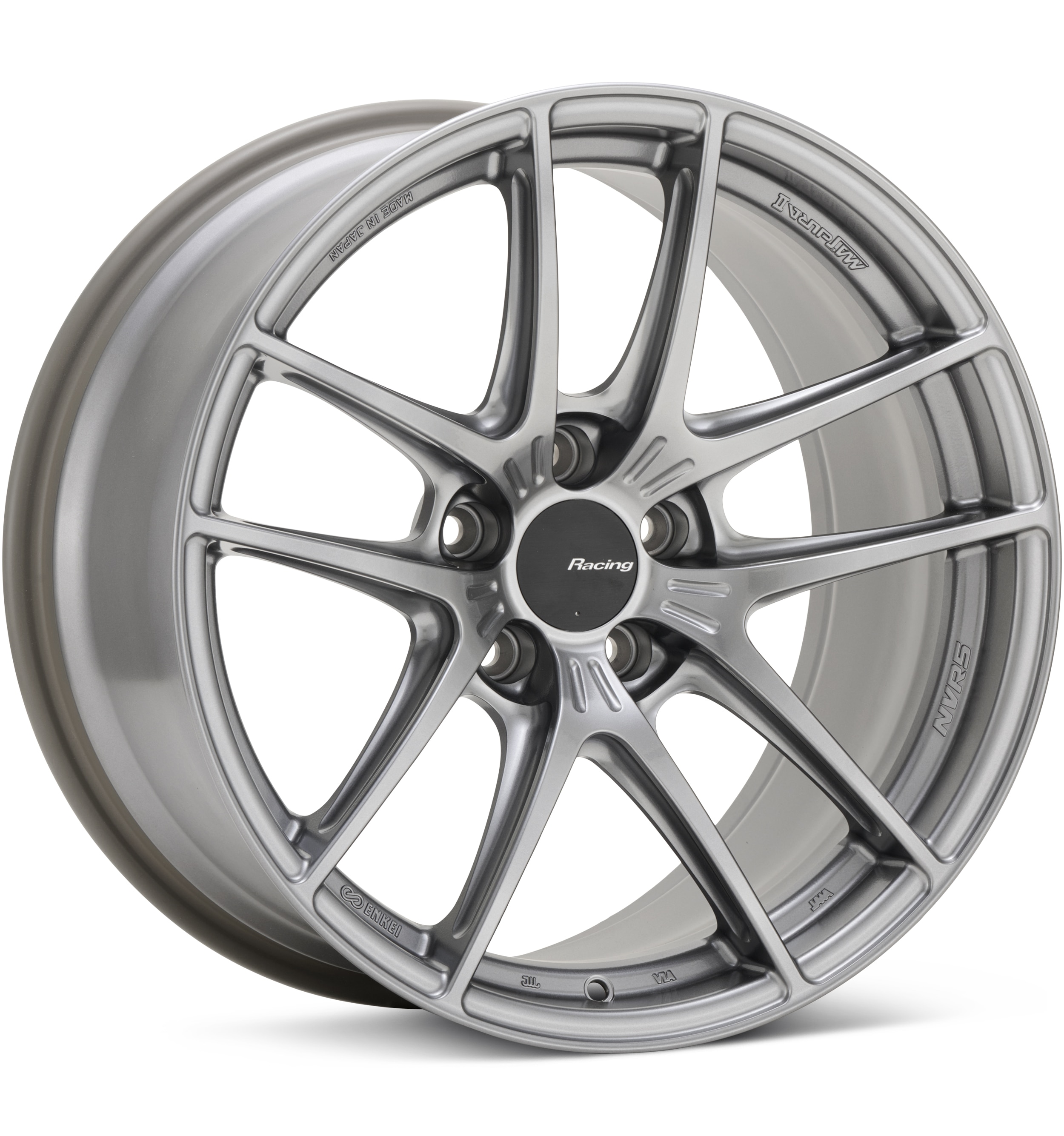 Enkei Racing, Enkei Racing NRV5 Sonic Silver Wheels 18 In 18x8.5 +43 562-885-4443DHS