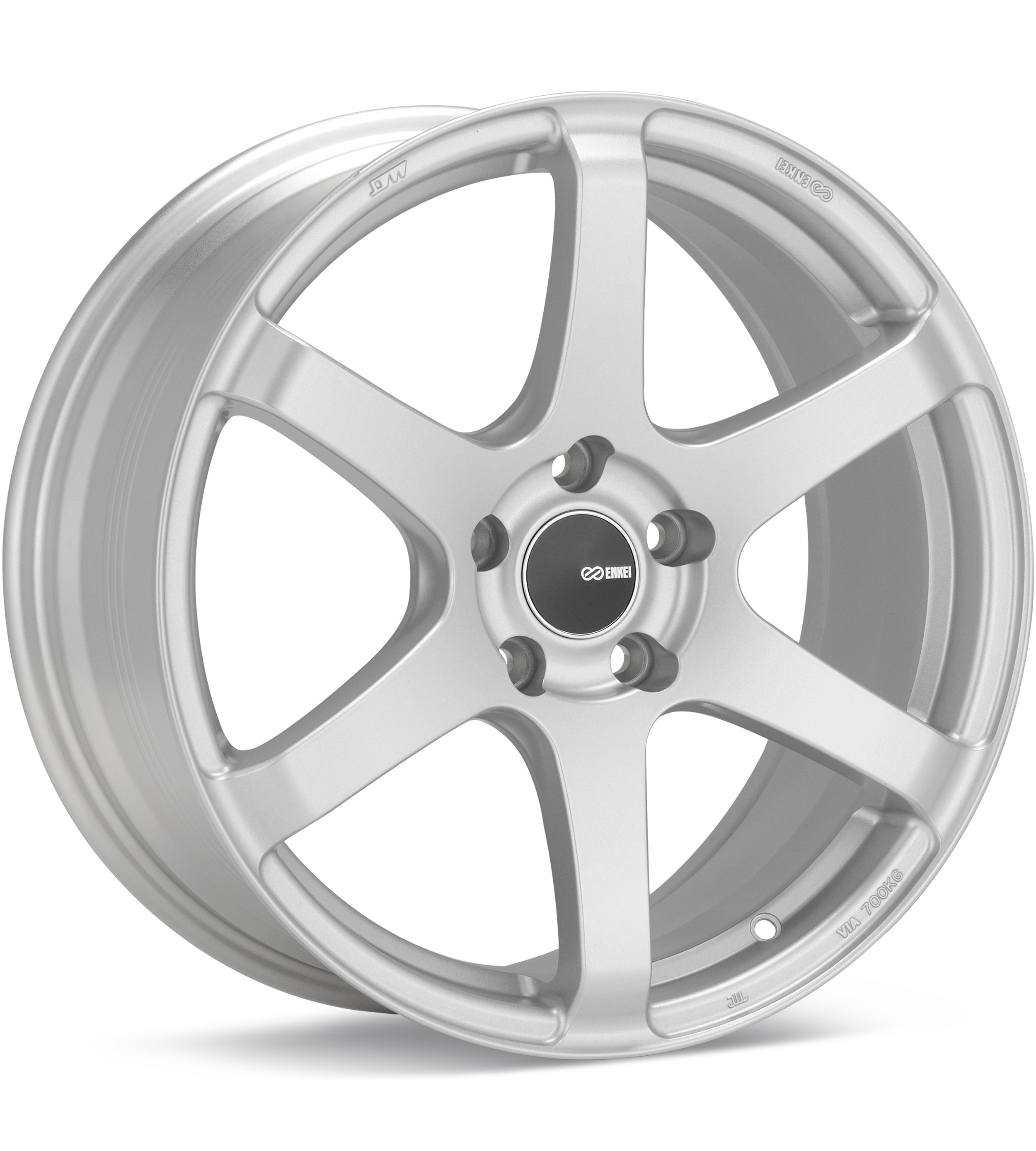 Enkei Tuning T6S Matte Silver Wheels 17 In 17x8 45 485-780-8045SP