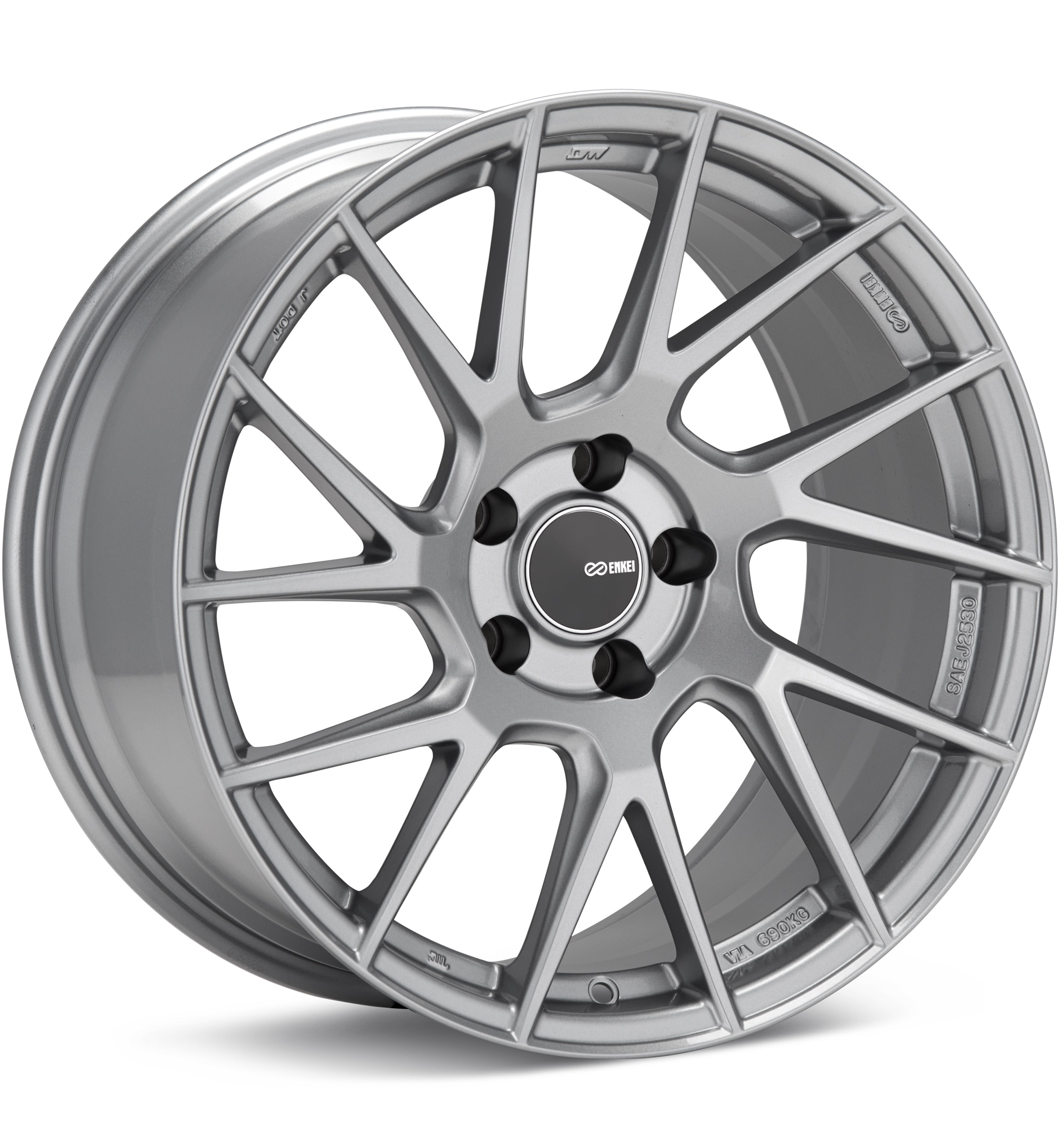 Enkei Tuning TM7 Storm Grey Wheels 17 In 17x8 +45
