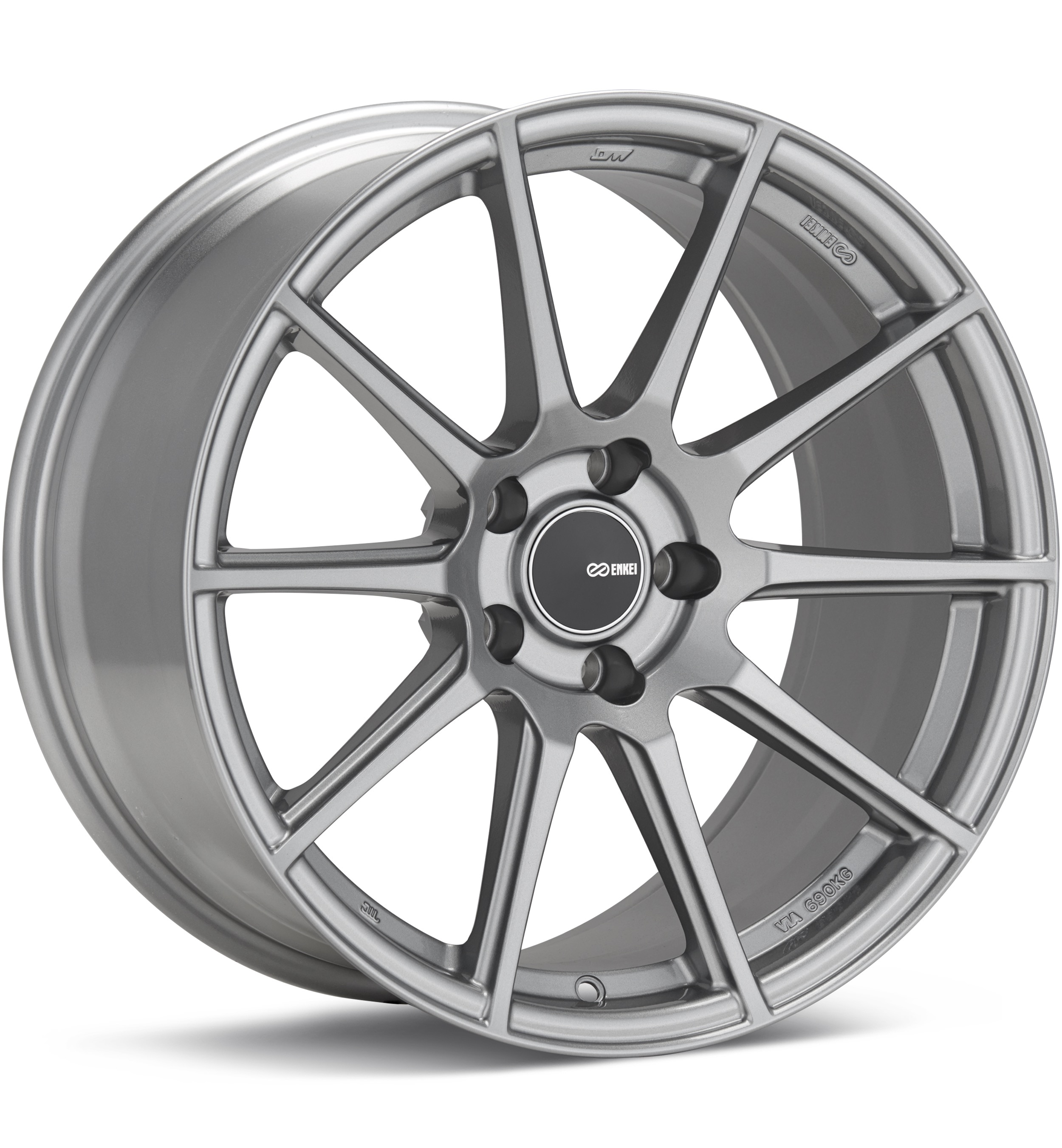 Enkei Tuning TS-10 Storm Grey Wheels 18 In 18x8 40