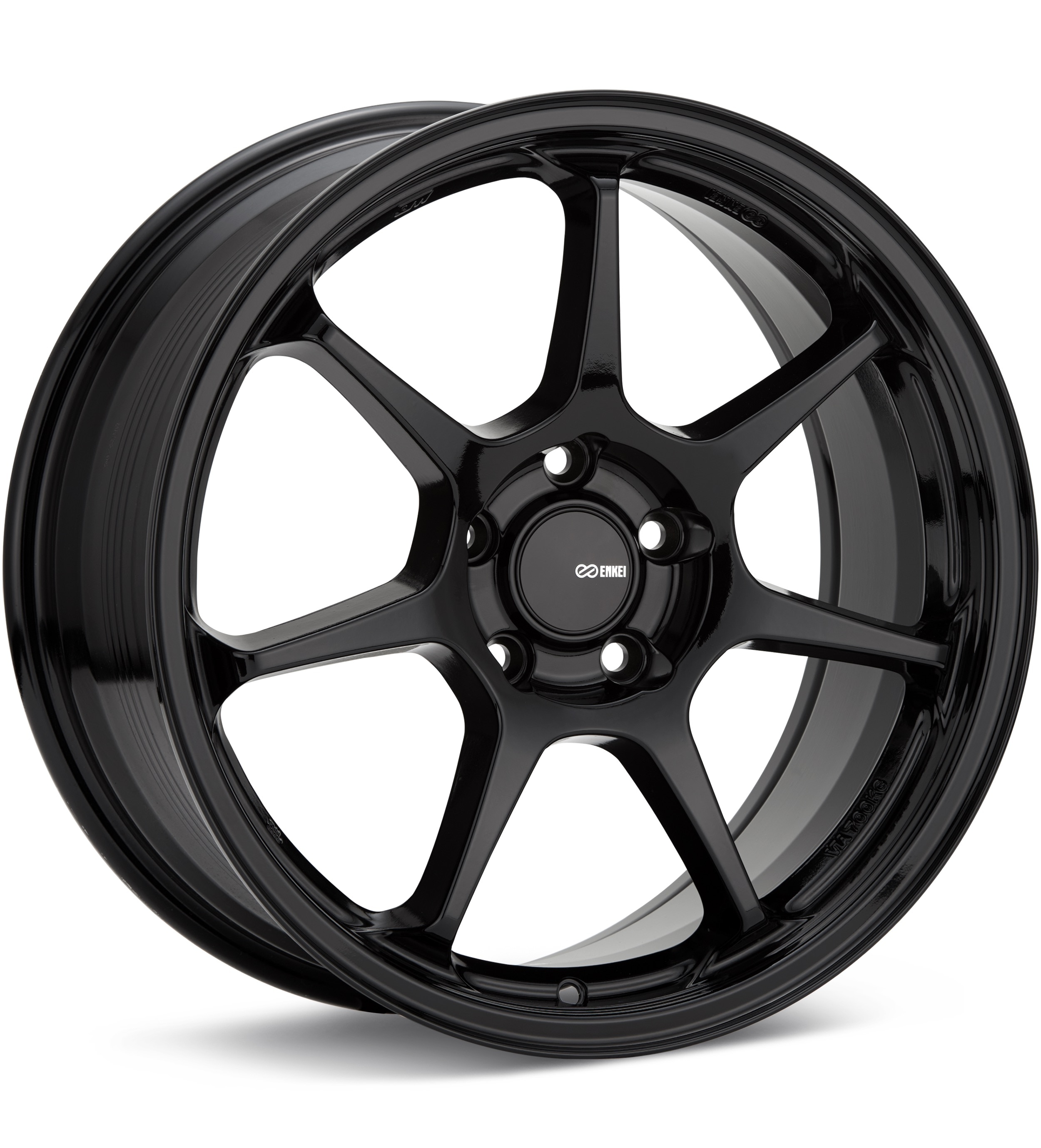 Enkei Tuning TS-7 Gloss Black Wheels 18 In 18x8 +35