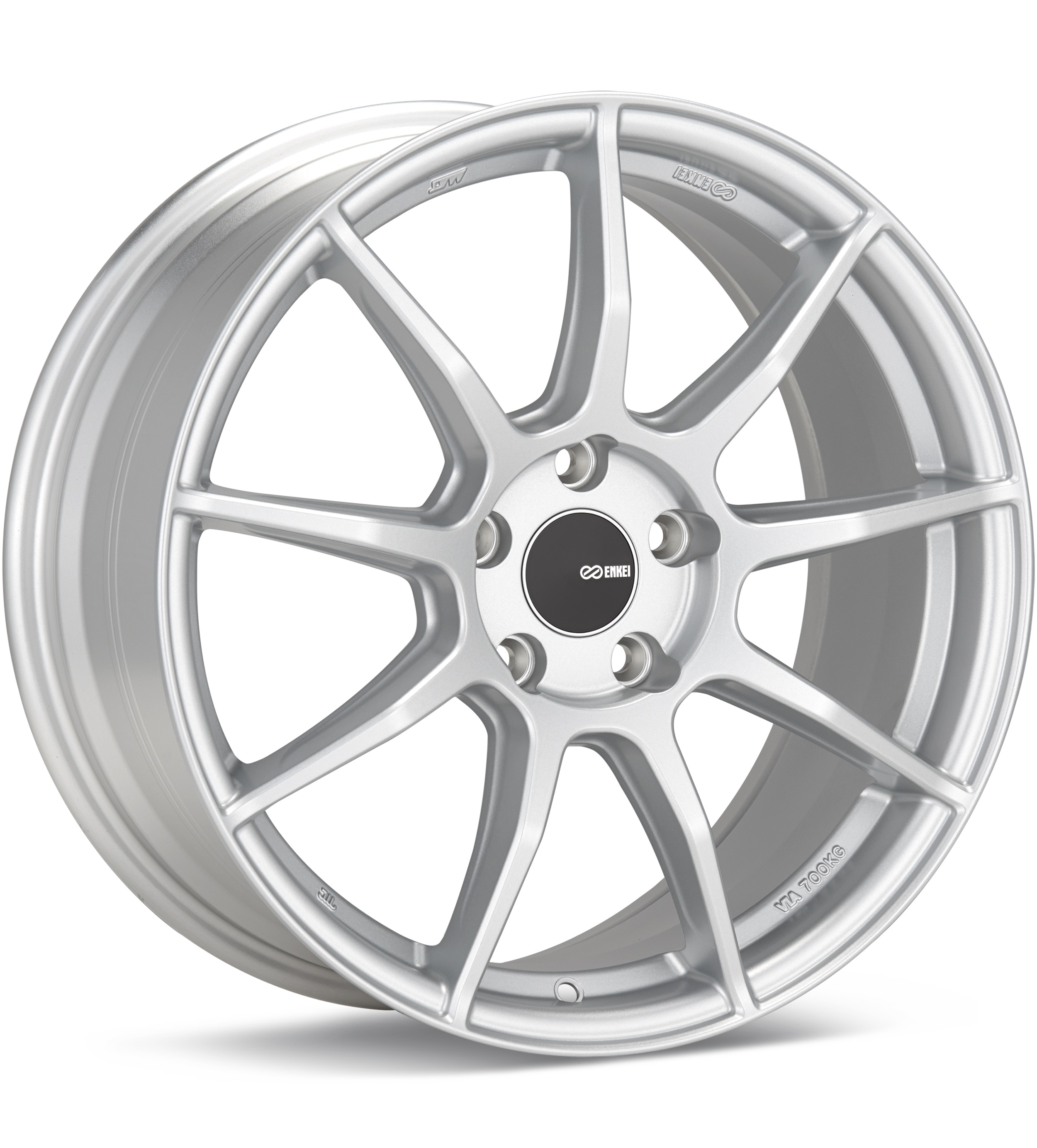 Enkei Tuning TS9 Matte Silver Wheels 18 In 18x9.5 45