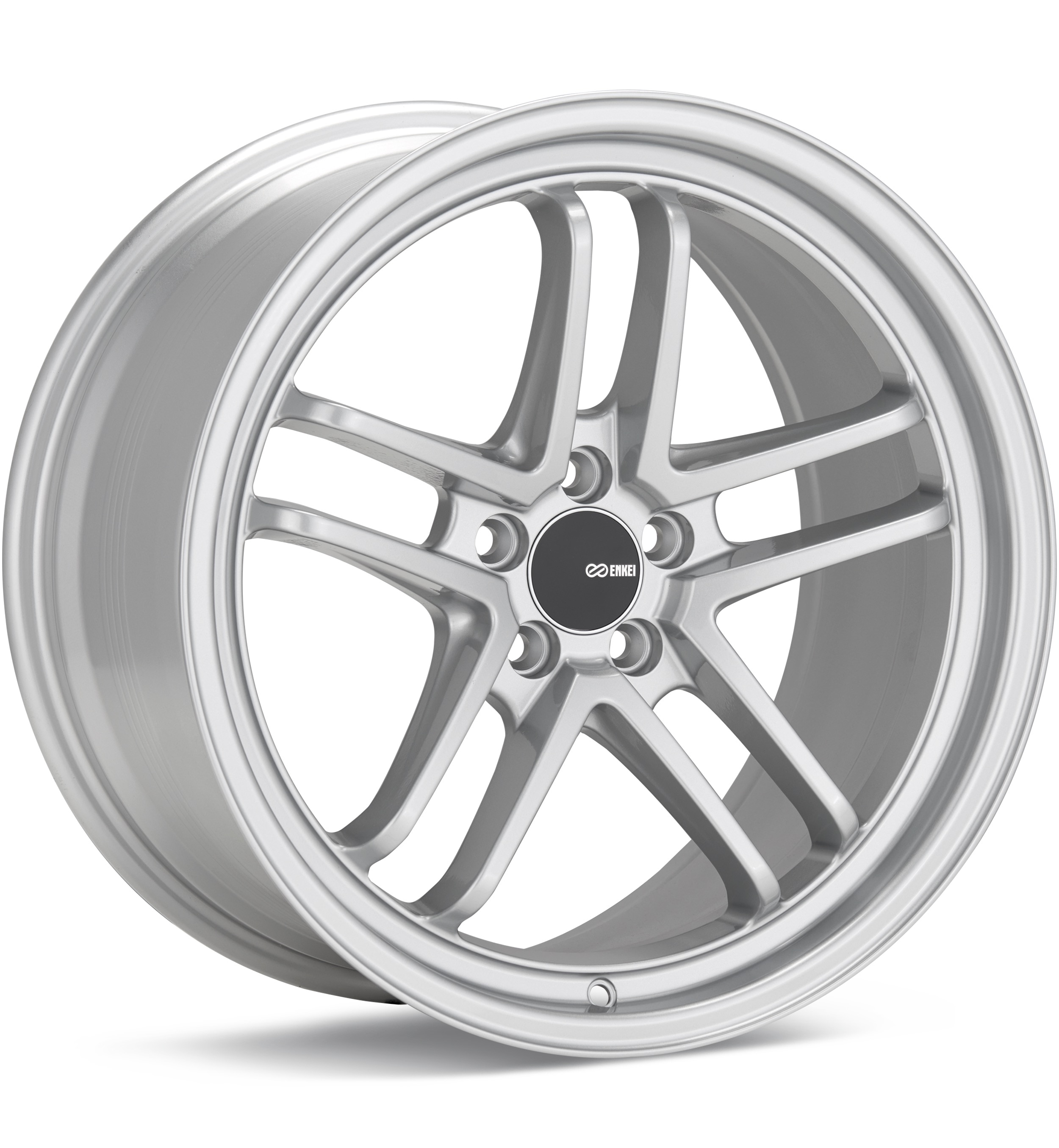 Enkei Tuning TSP-5 Silver Wheels 18 In 18x9.5 15