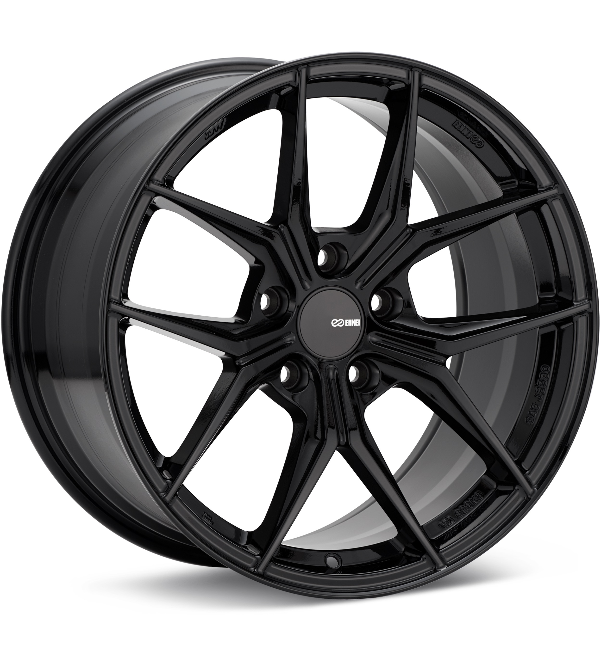 Enkei Tuning TSR-X Gloss Black Wheels 20 In 20x8.5 +40