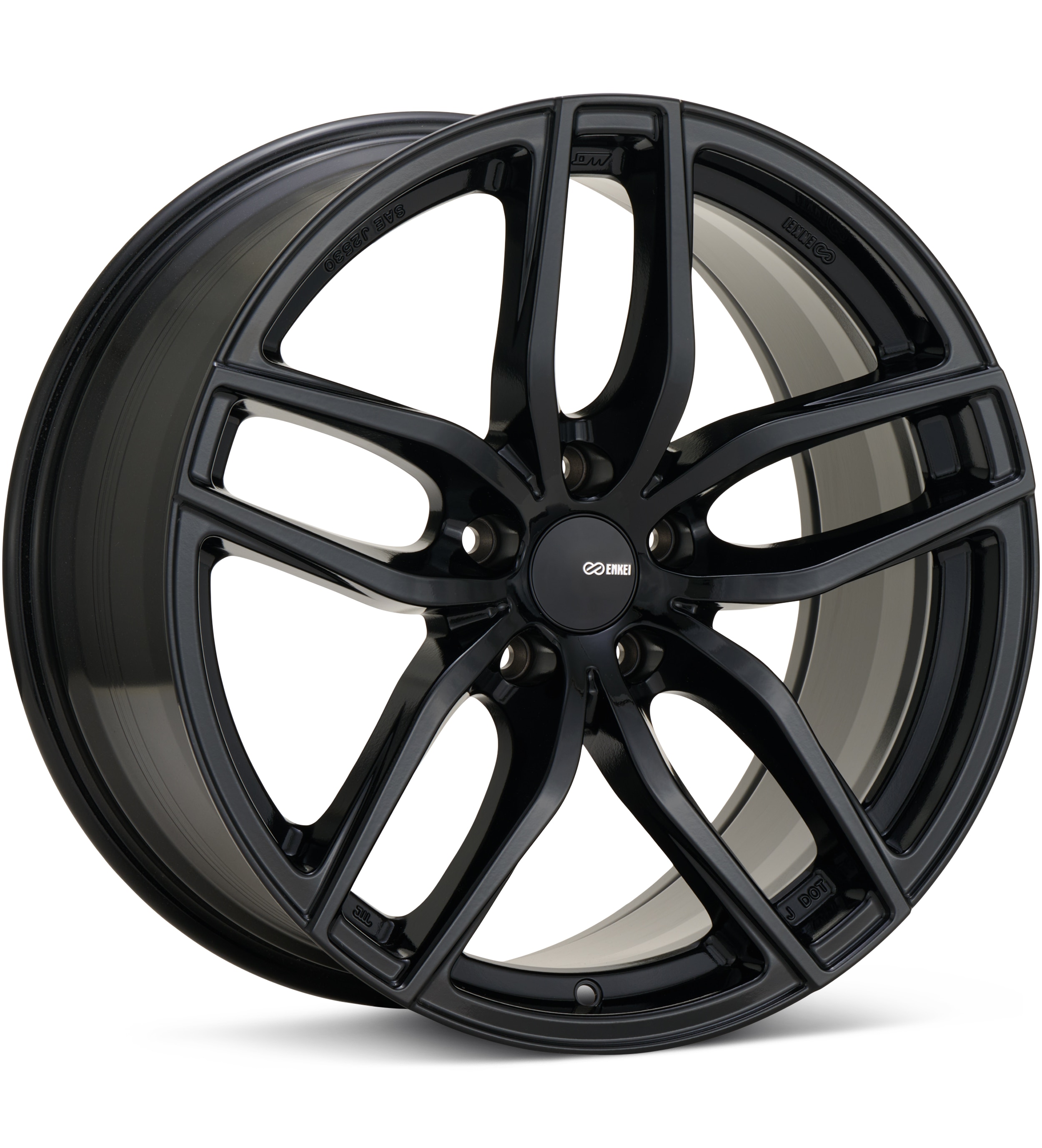 Enkei Tuning, Enkei Tuning Tune Gloss Black Wheels 19 In 19x8.5 +40 555-985-1240BK