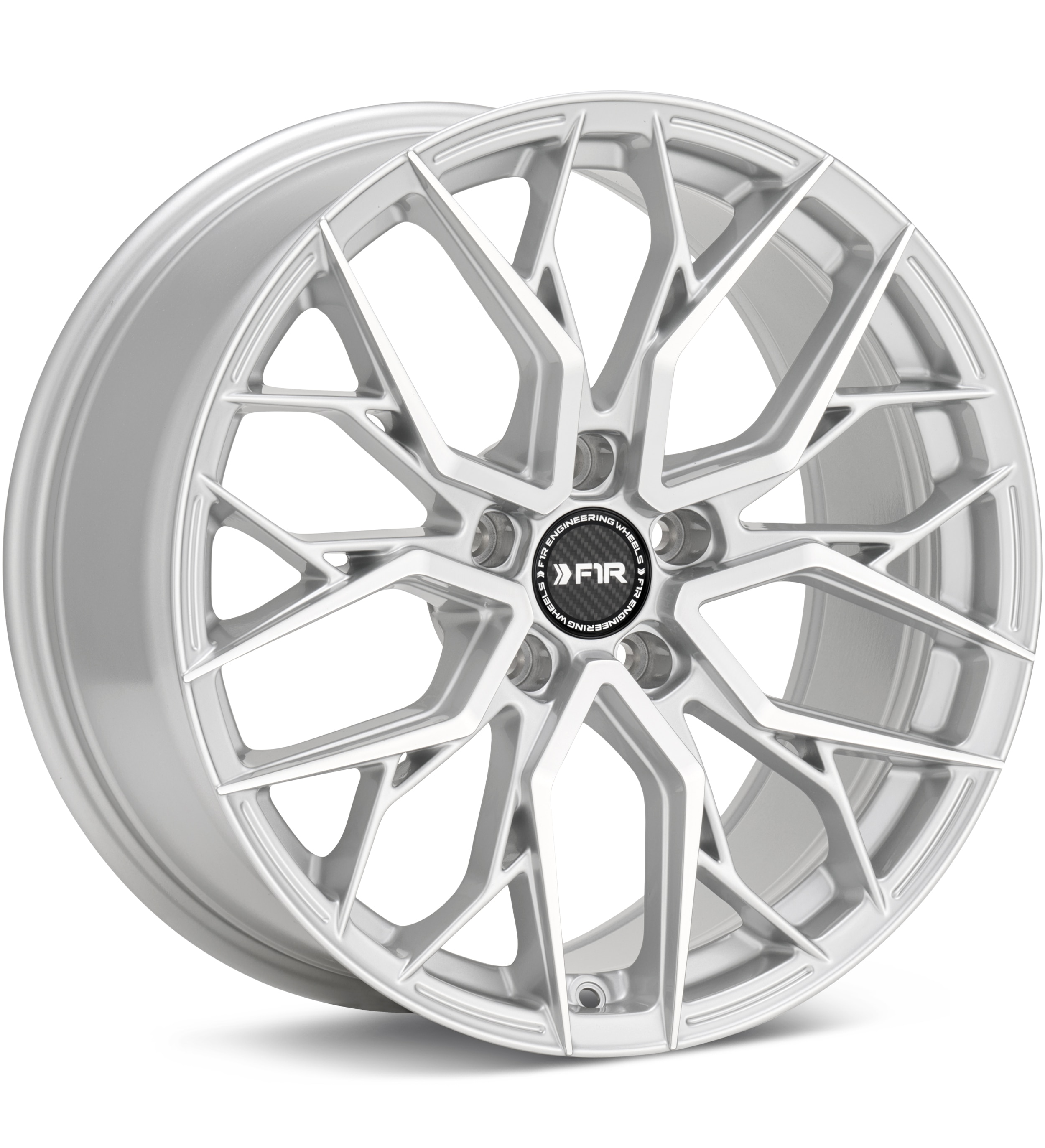 F1R Wheels FS3 Silver Machined w/Clearcoat Wheels 20 In 20x9 +35 FS320905H35SFRH