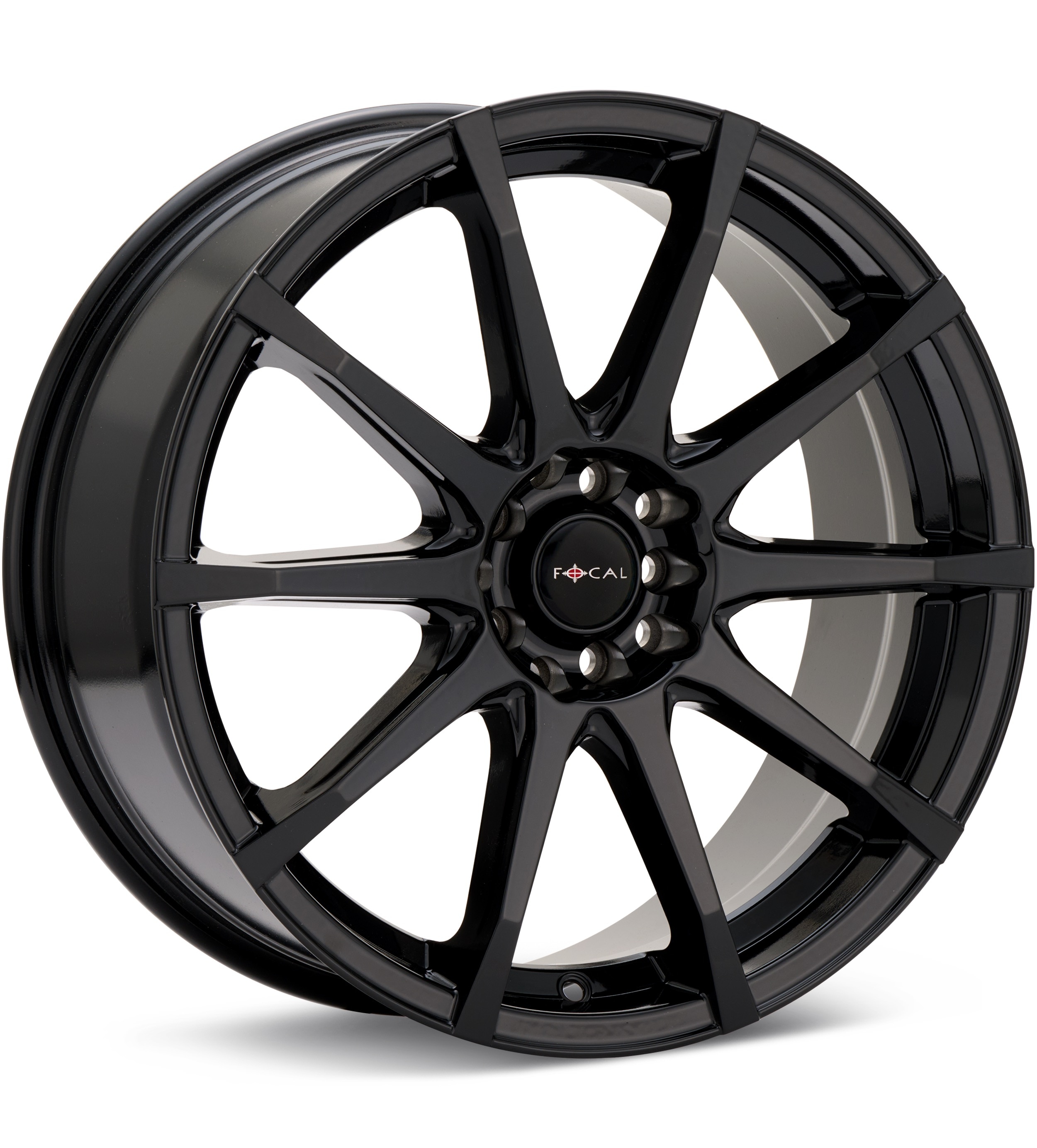 Focal F53 Gloss Black Wheels 16 In 16x7 +40