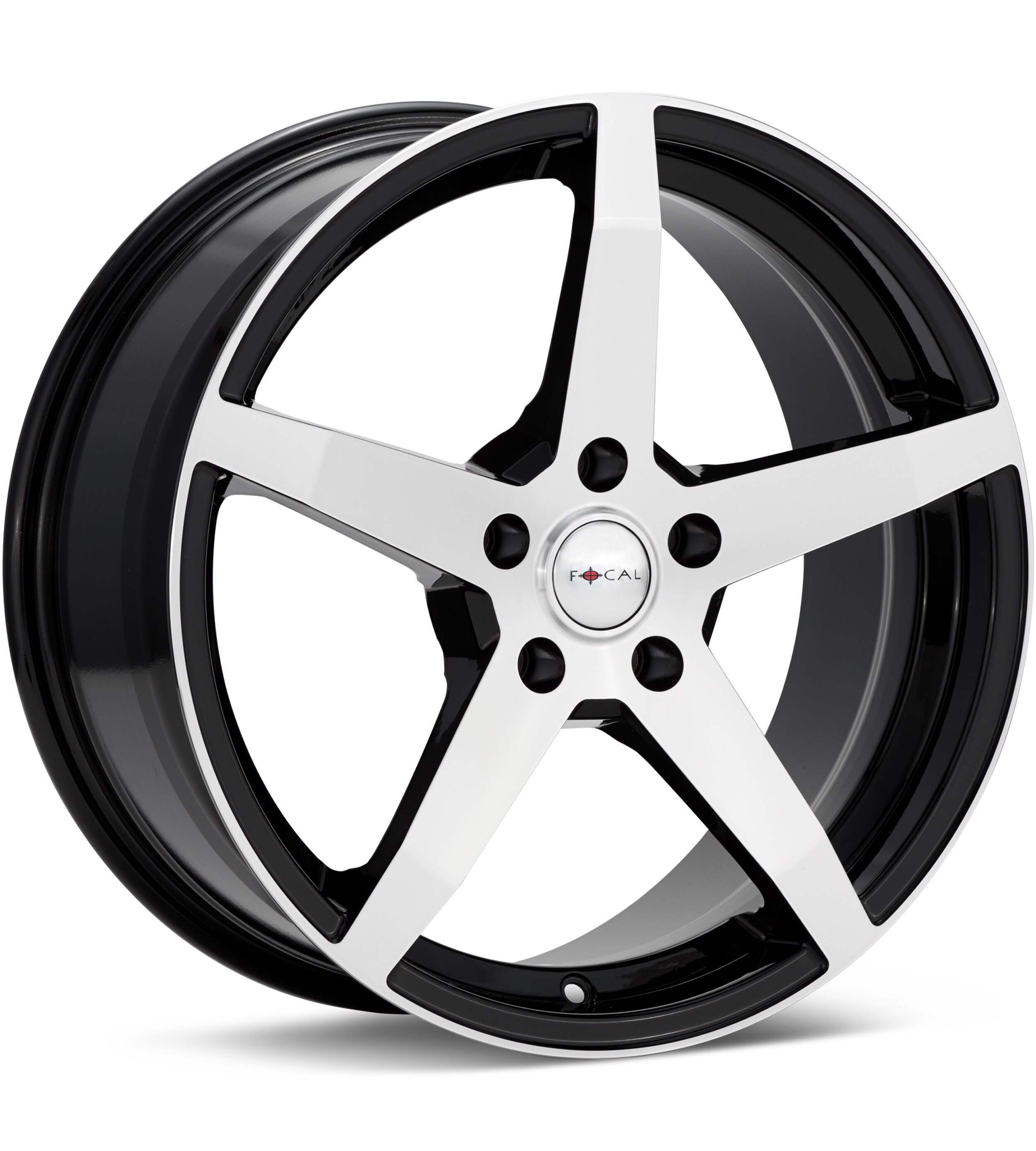 Focal F55 Machined w/Black Accent Wheels 16 In 16x7 +40