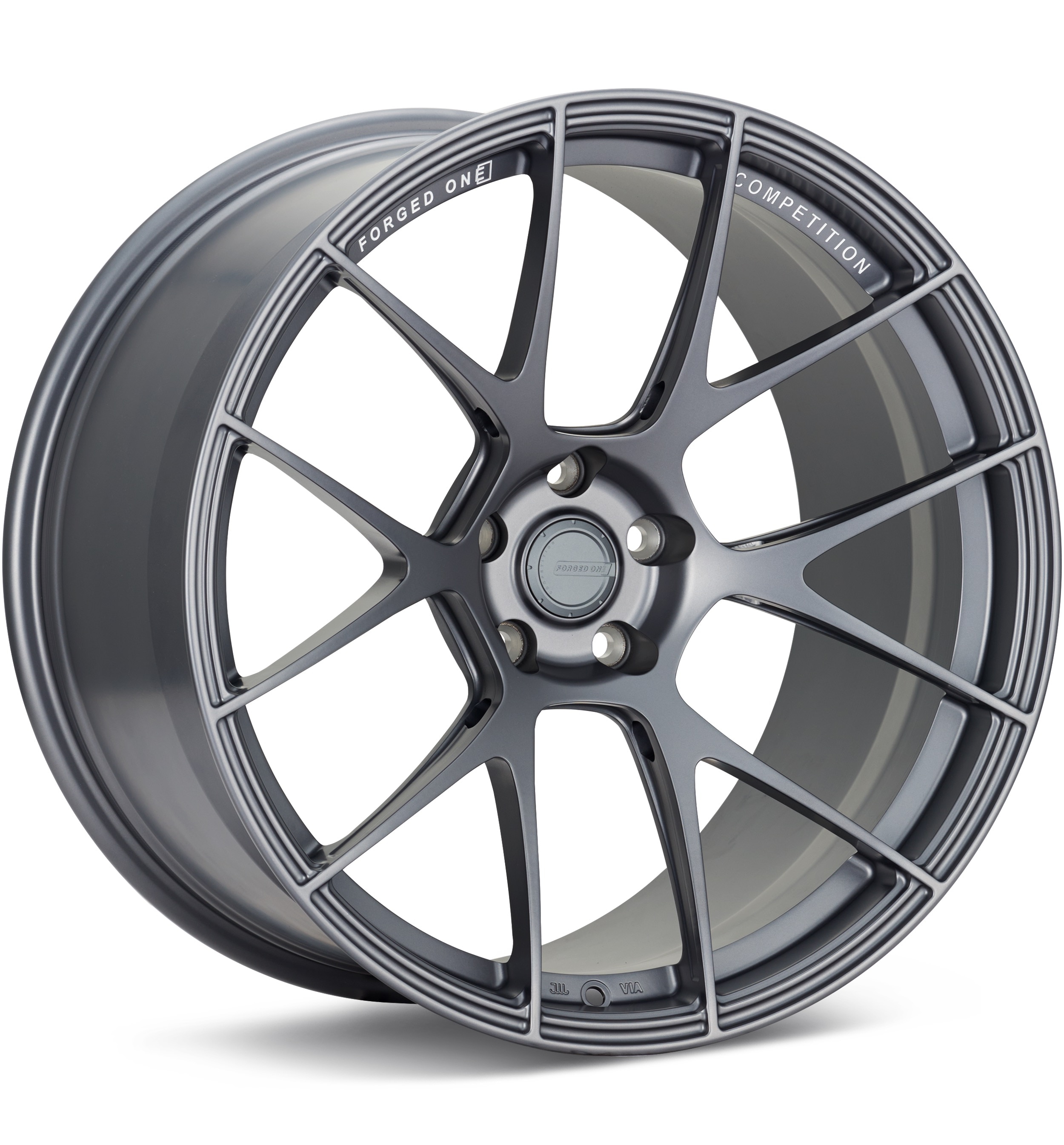 FORGED ONE Competition FF06 Satin Graphite Wheels 18 In 18x8.5 +45