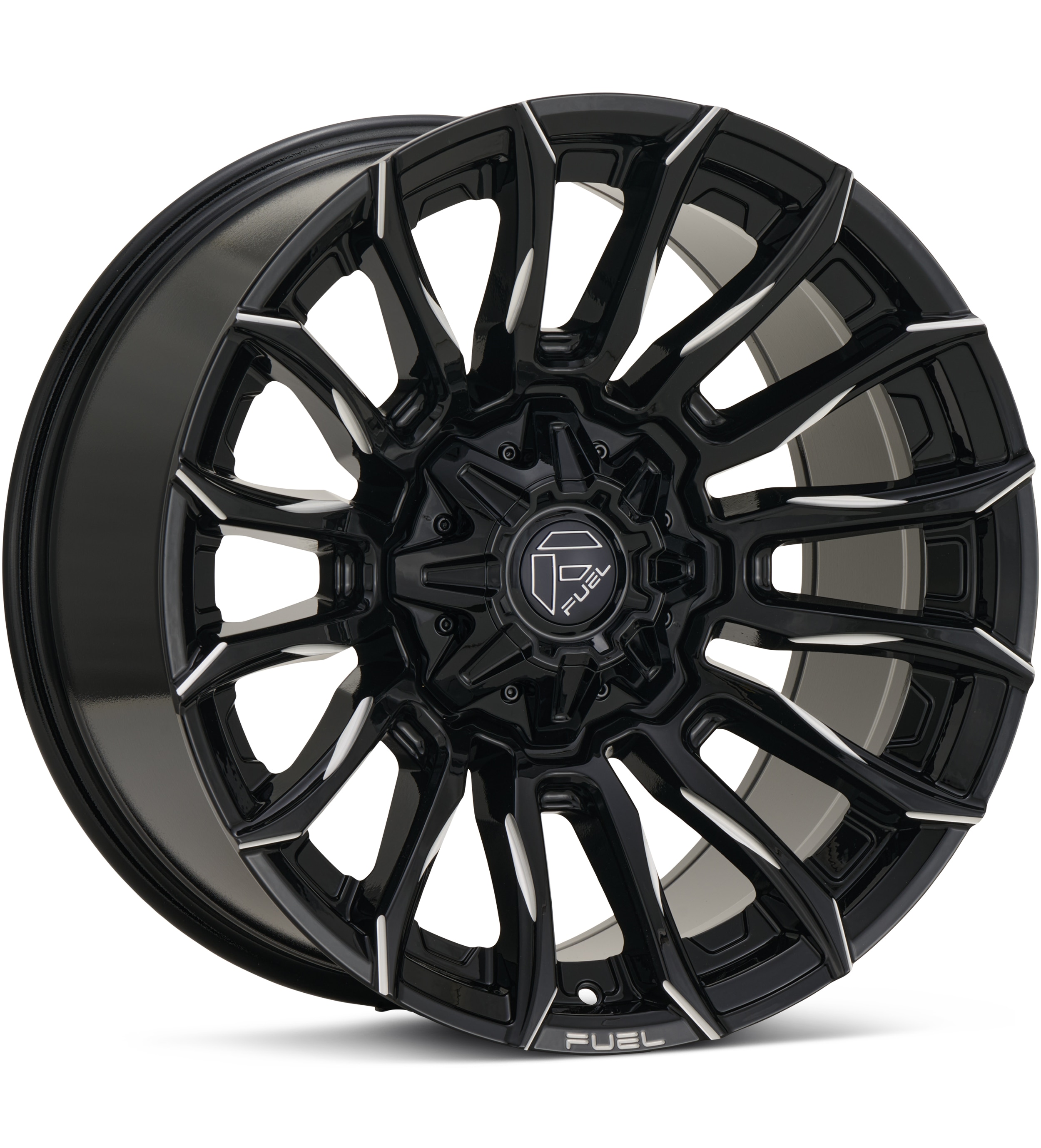 Fuel Off-Road Blade Gloss Black w/Milled Accent Wheels 20 In 20x9 +20 FC889BE20908720