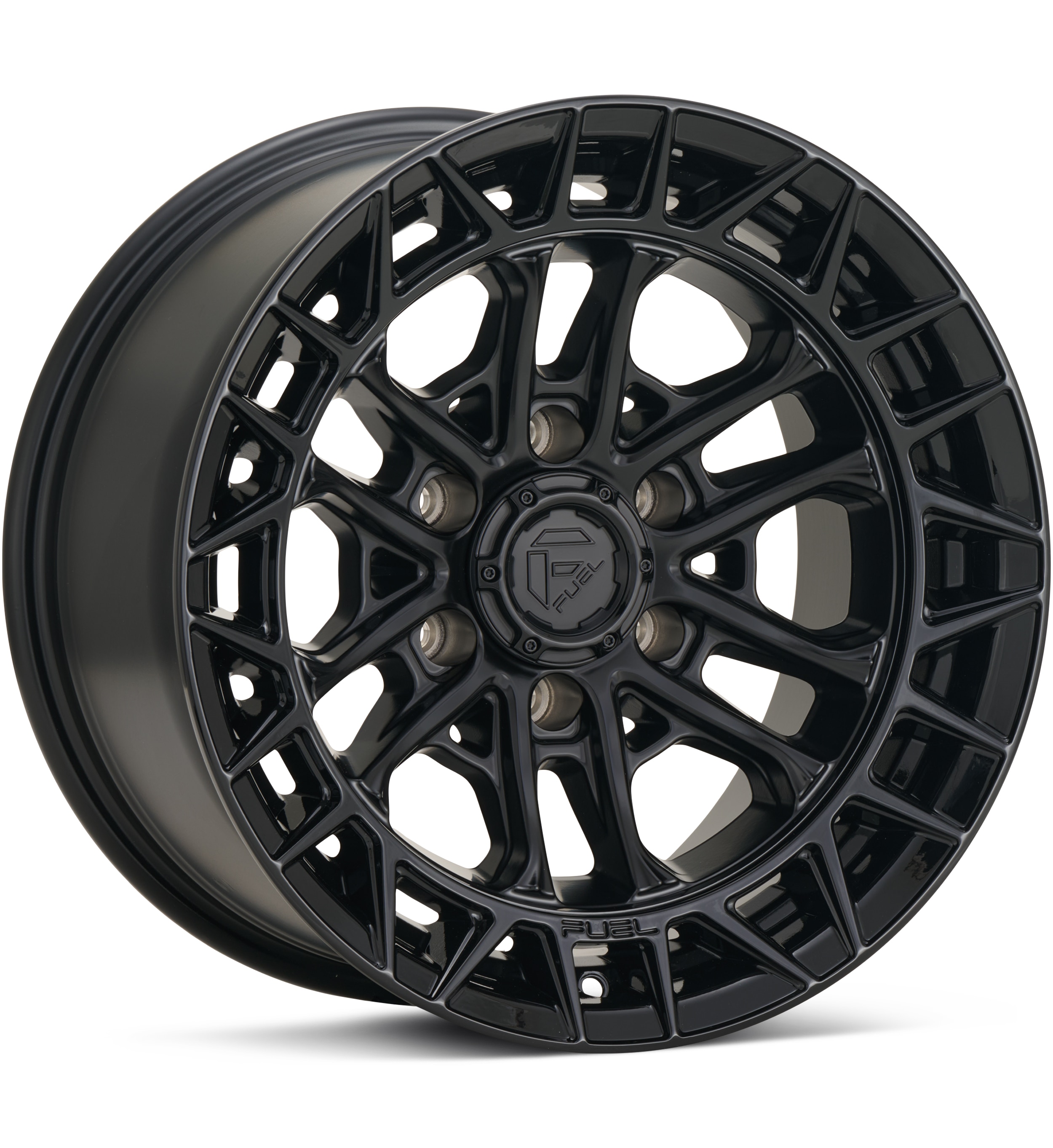 Fuel Off-Road Celsius Black w/Gloss Black Lip Wheels 17 In 17x9 +01 FC874MB17906801
